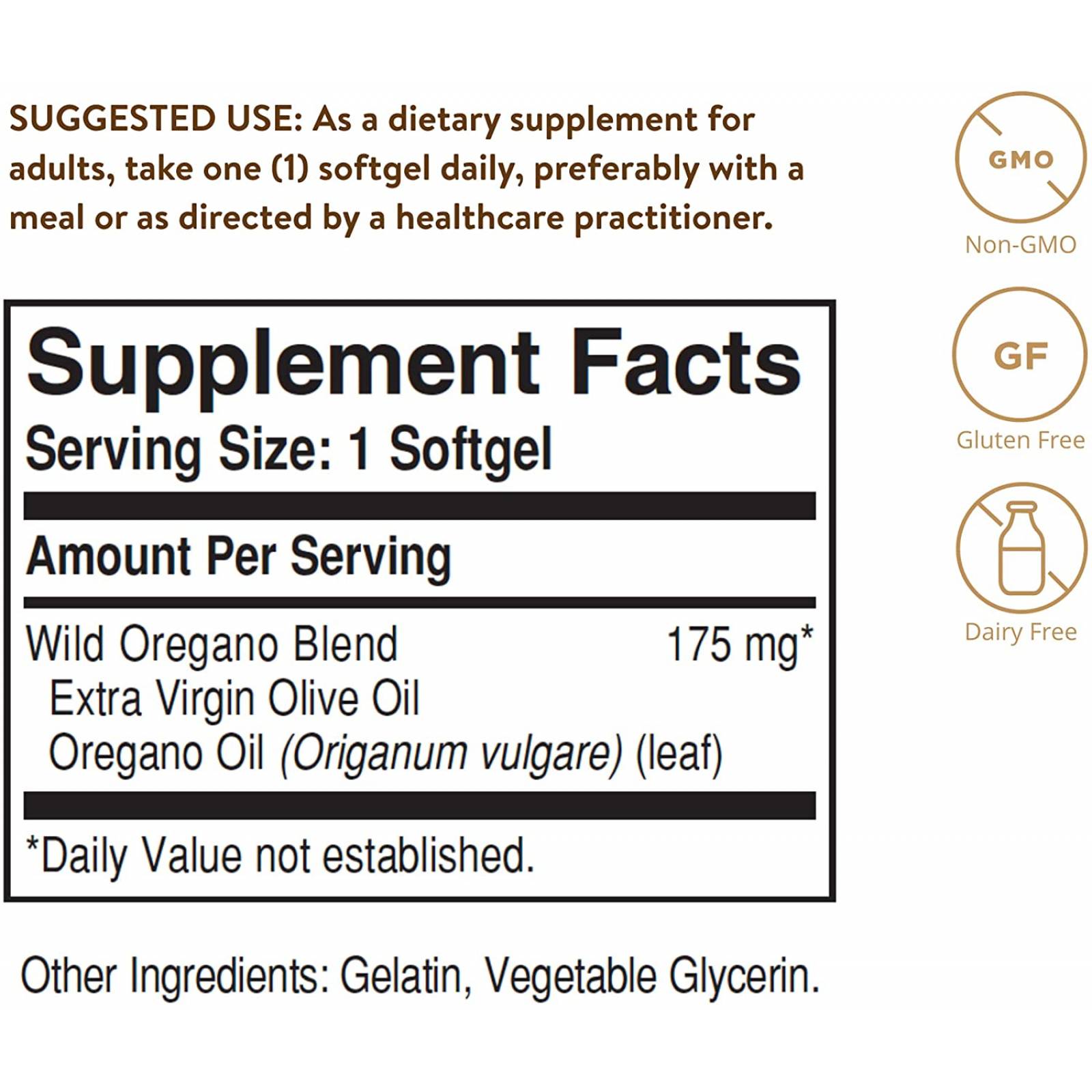 Solgar Wild Oregano Oil Aceite De Oregano Silvestre 60cap Se