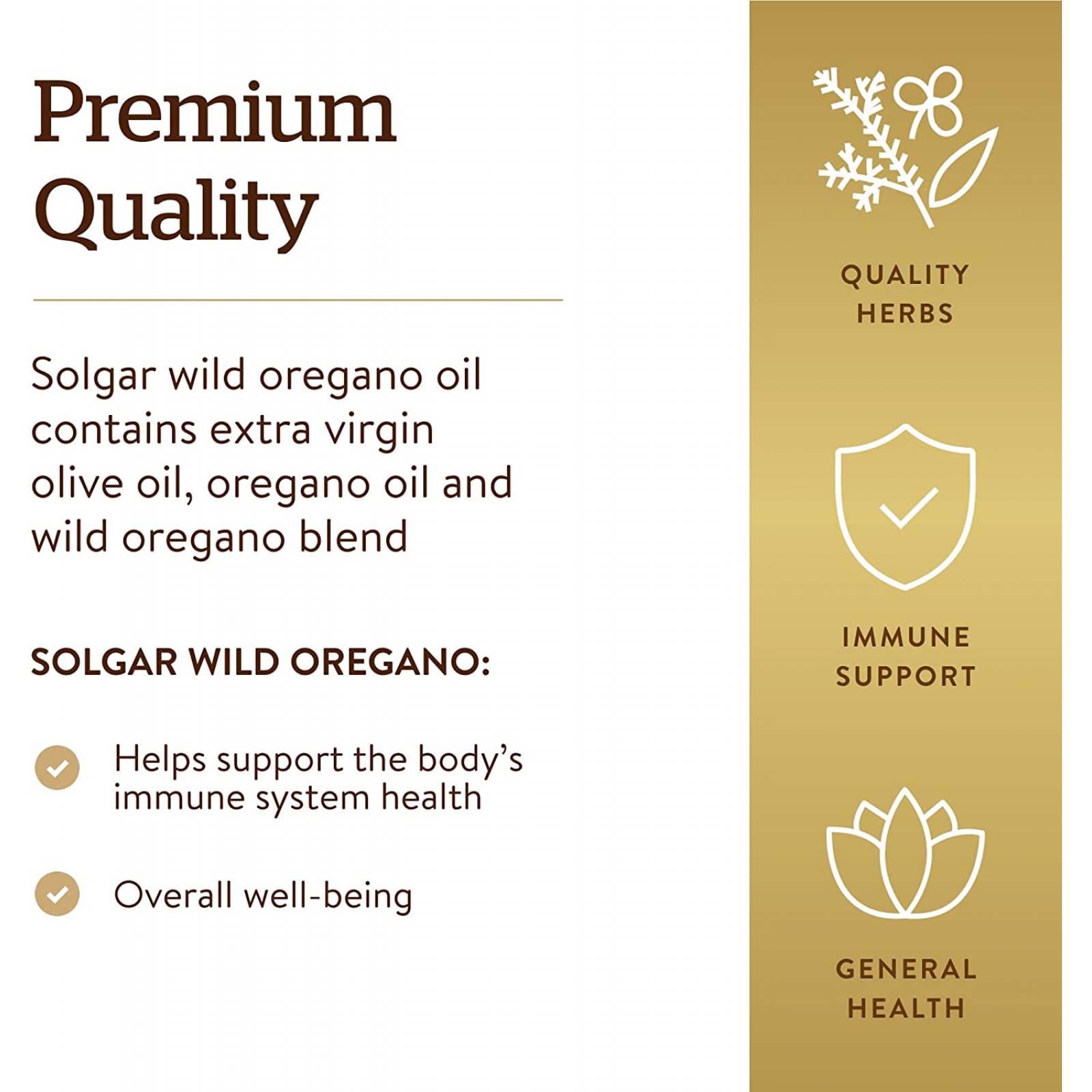 Solgar Wild Oregano Oil Aceite De Oregano Silvestre 60cap Se