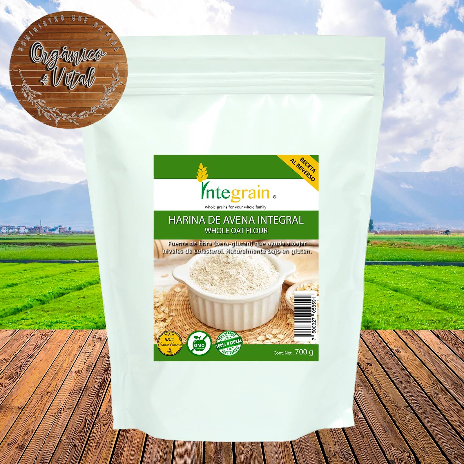 Integrain Harina De Avena 700g Local