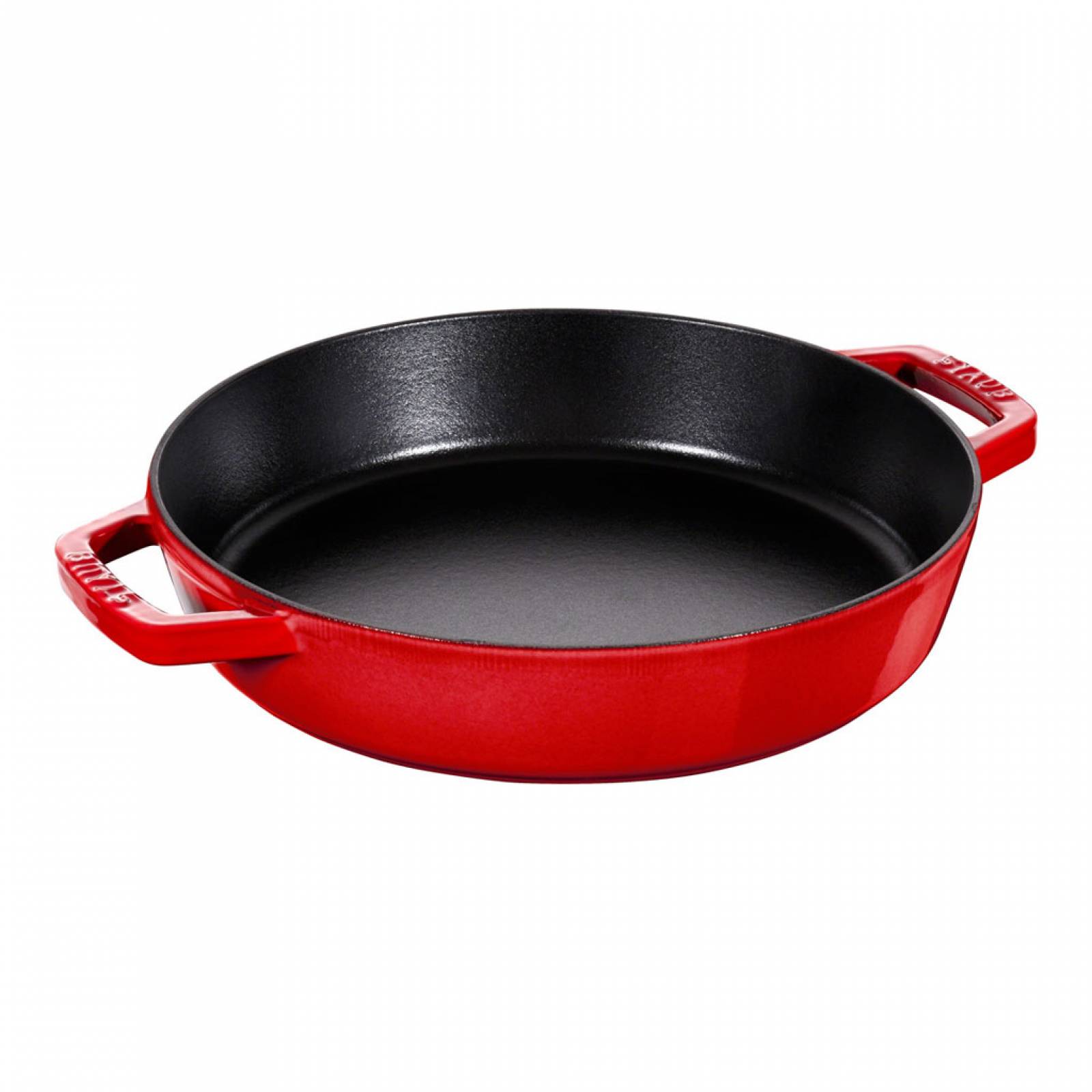 Staub Sartén De Hierro Fundido Con Doble Asa 26 Cm Rojo