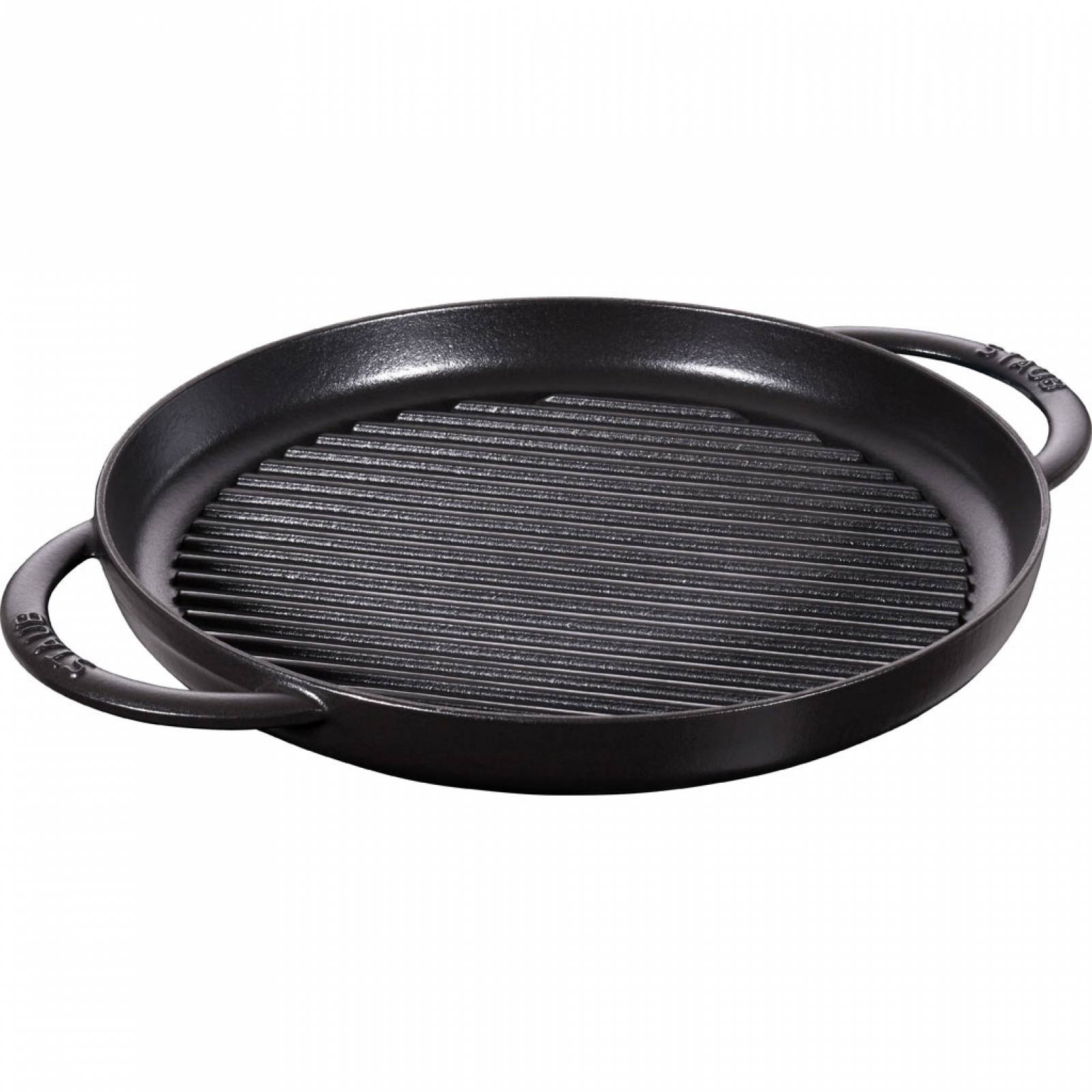 Staub Sartén Grill Con Asas Hierro Fundido 26 Cm Negro