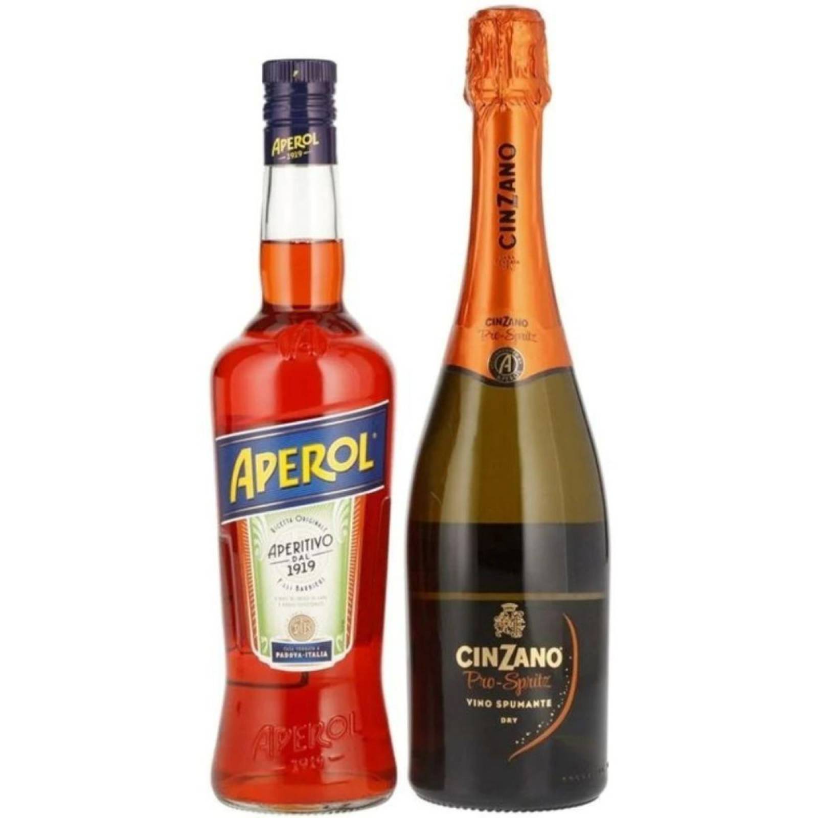 Aperitivo Aperol 700 Ml + Cinzano Pro-spritz 750 Ml