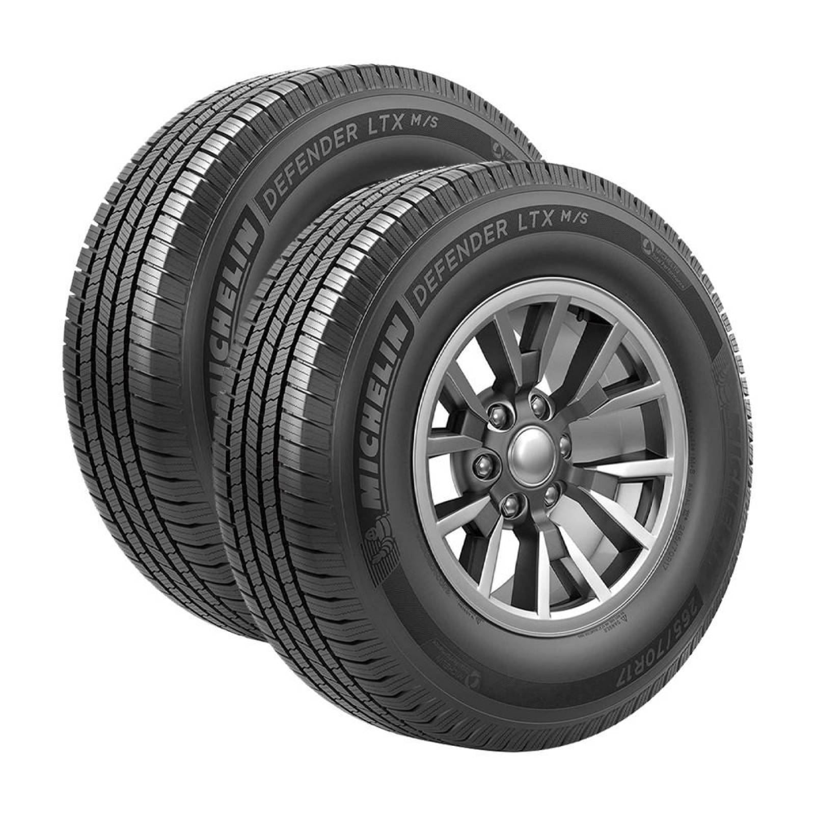 Paquete De 2 Llantas 265/70 R17 Michelin Defender Ltx M/s 12 