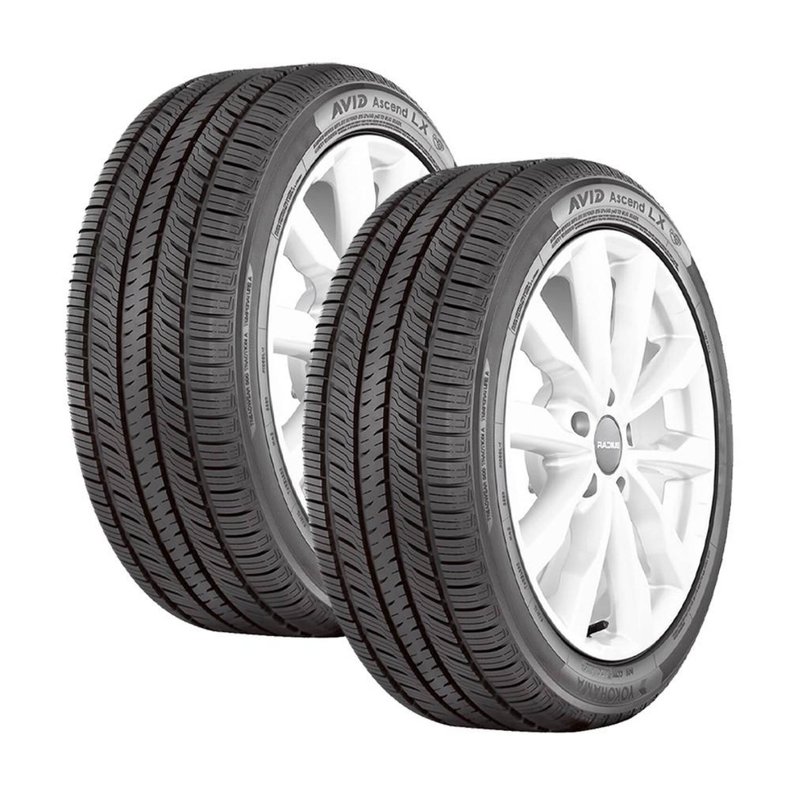 Paquete De 2 Llantas 225/60 R16 Yokohama Avid Ascend Lx 98h .