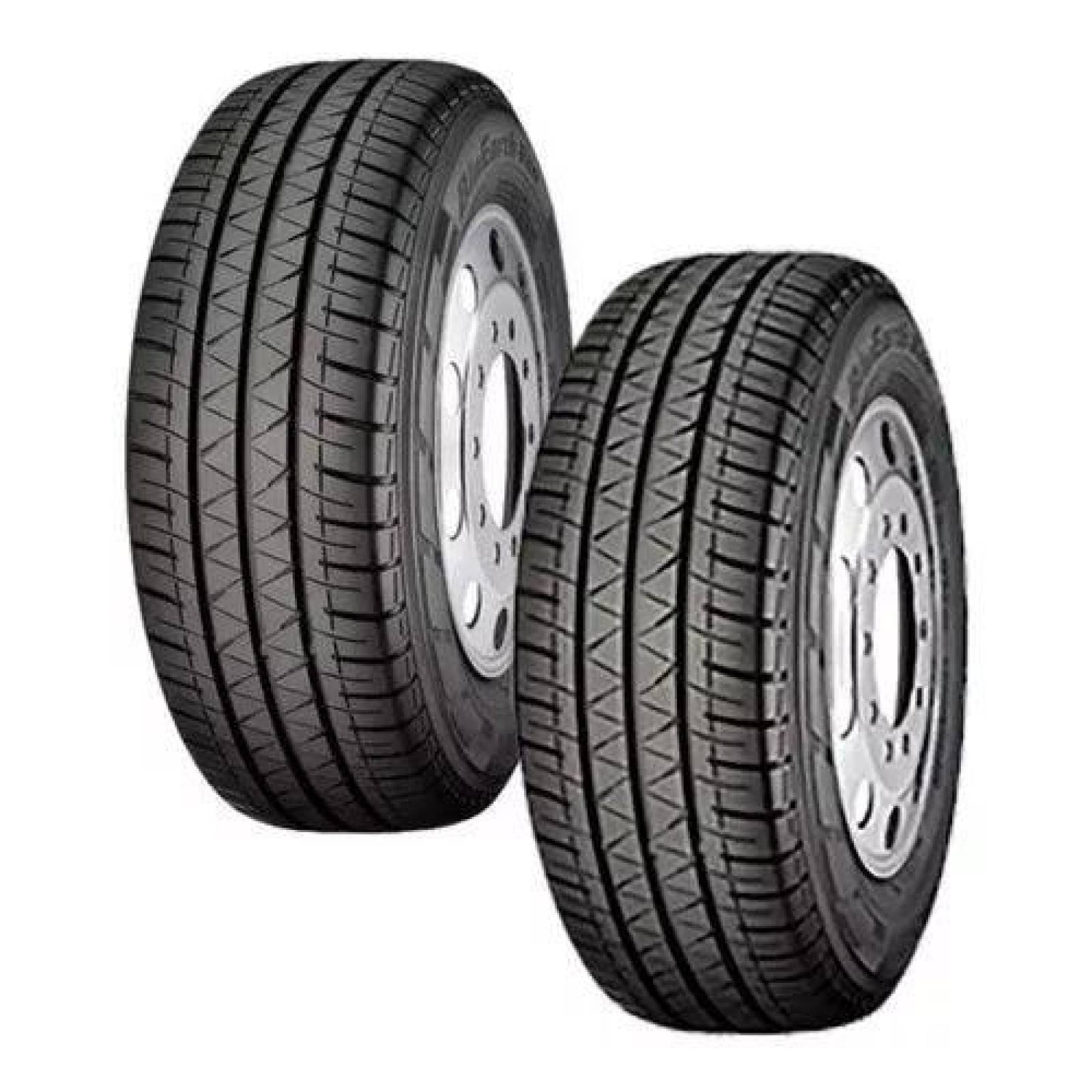 Paquete De 2 Llantas 195 R15 Yokohama Bluearth-van Ry55 106s 