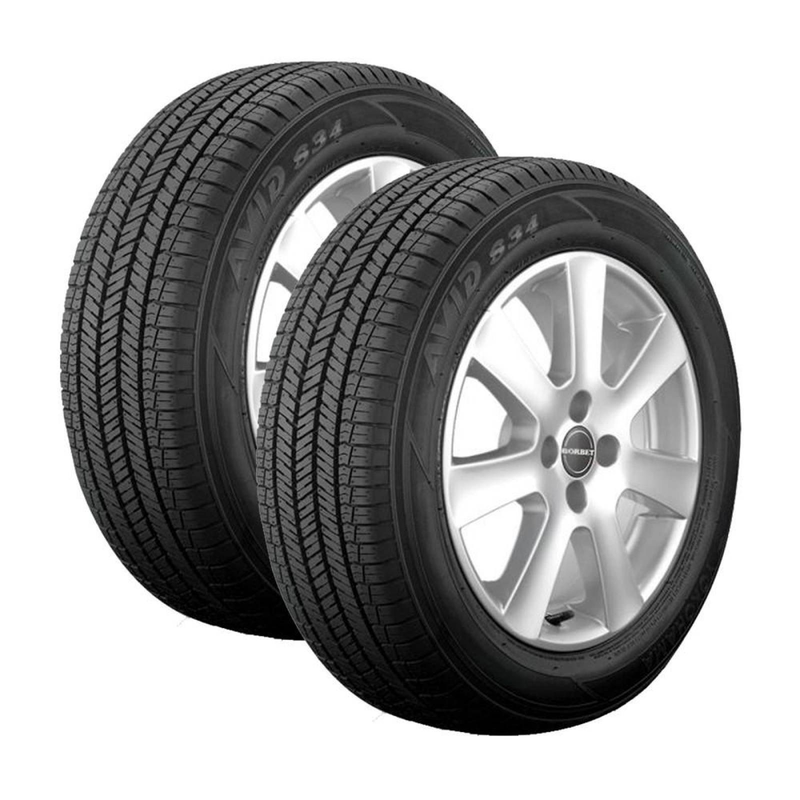 Paquete De 2 Llantas 185/55 R15 Yokohama Avid S34 82v 