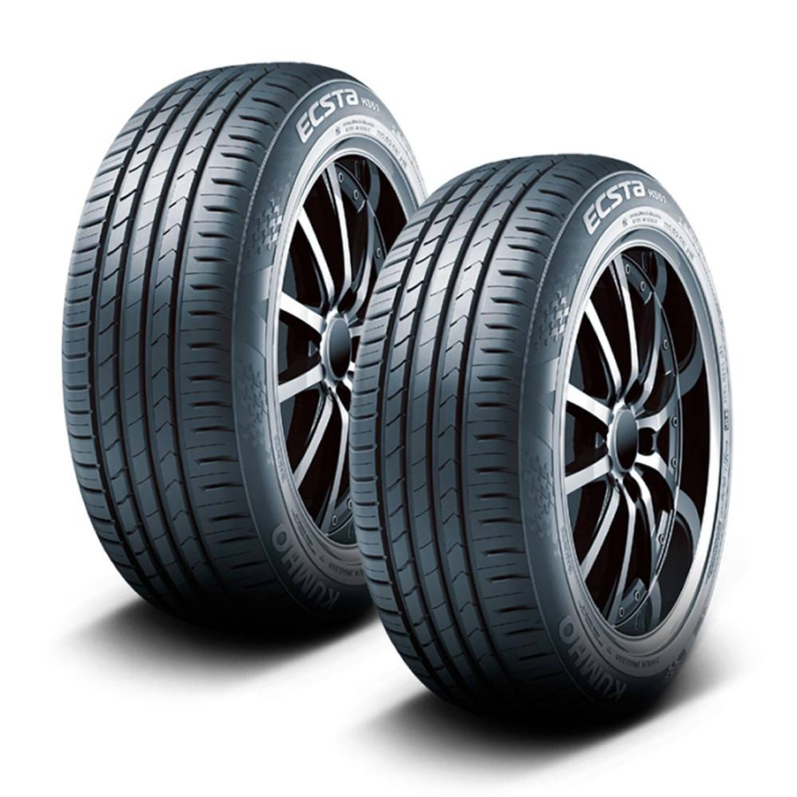 Paquete De 2 Llantas 225/45 R17 Kumho Ecsta Hs51 91w 