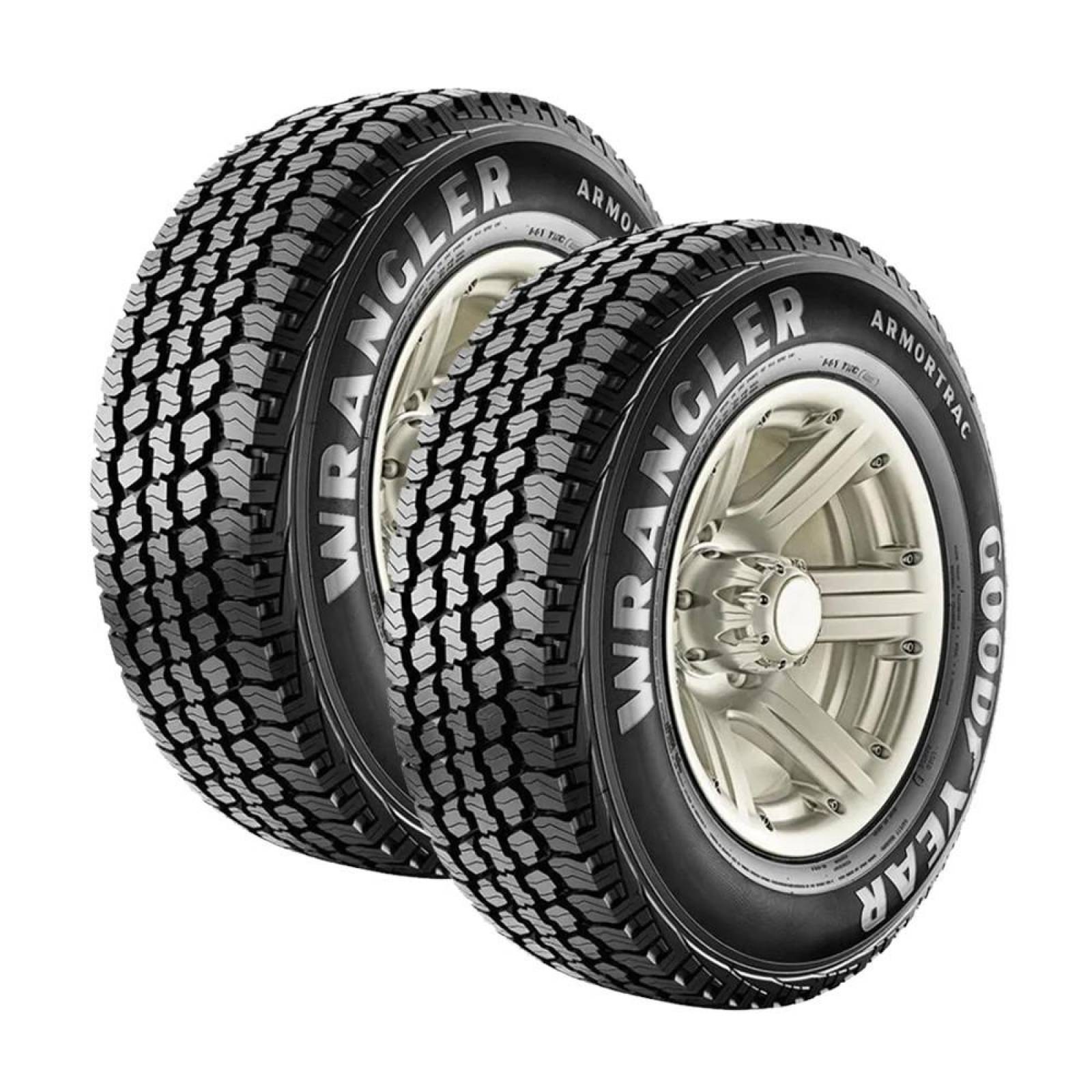 Paquete de 2 Llantas 235/75 R15 GOODYEAR WRANGLER ARMORTRAC 109S