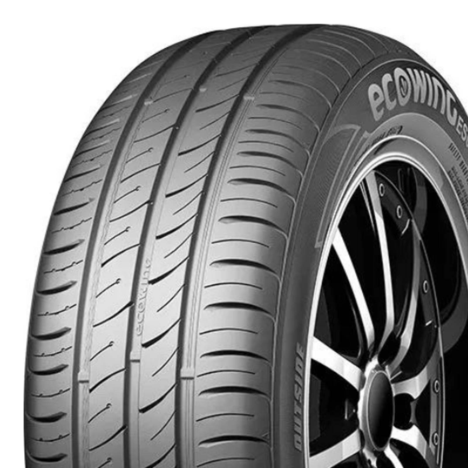 Paquete De 2 Llantas 185/60 R15 Kumho Ecowing Es01 84H 