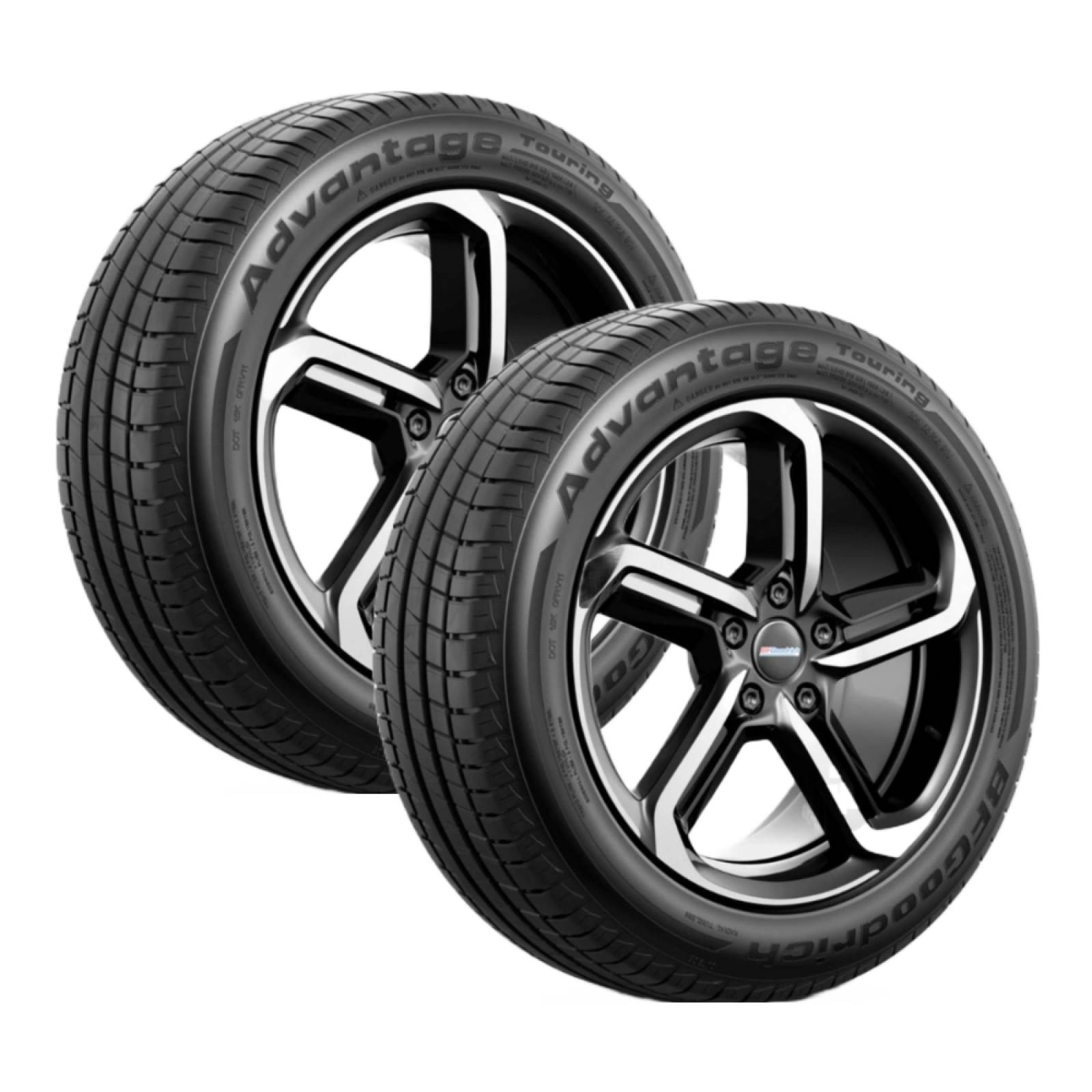 Paquete De 2 Llantas 215/45 R17 Bf Goodrich Advantage Touring 91V