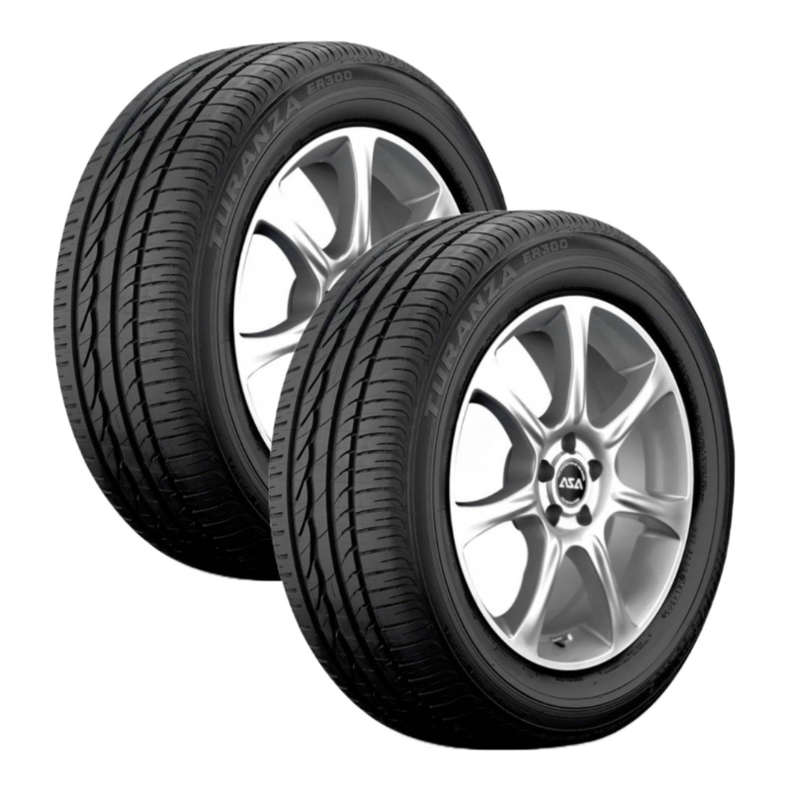 Paquete De 2 Llantas 205/55R16 Bridgestone Turanza Er300 91V.
