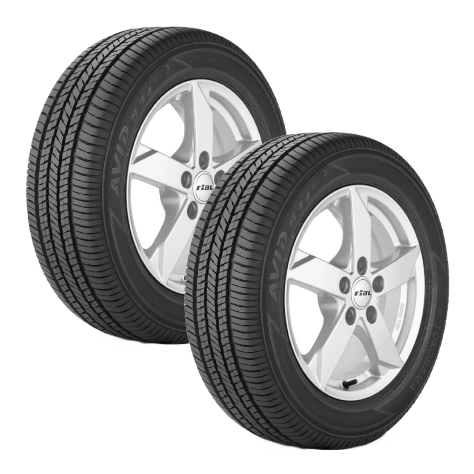 Paquete De 2 Llantas 205/60R16 Yokohama S34Fv 91H.