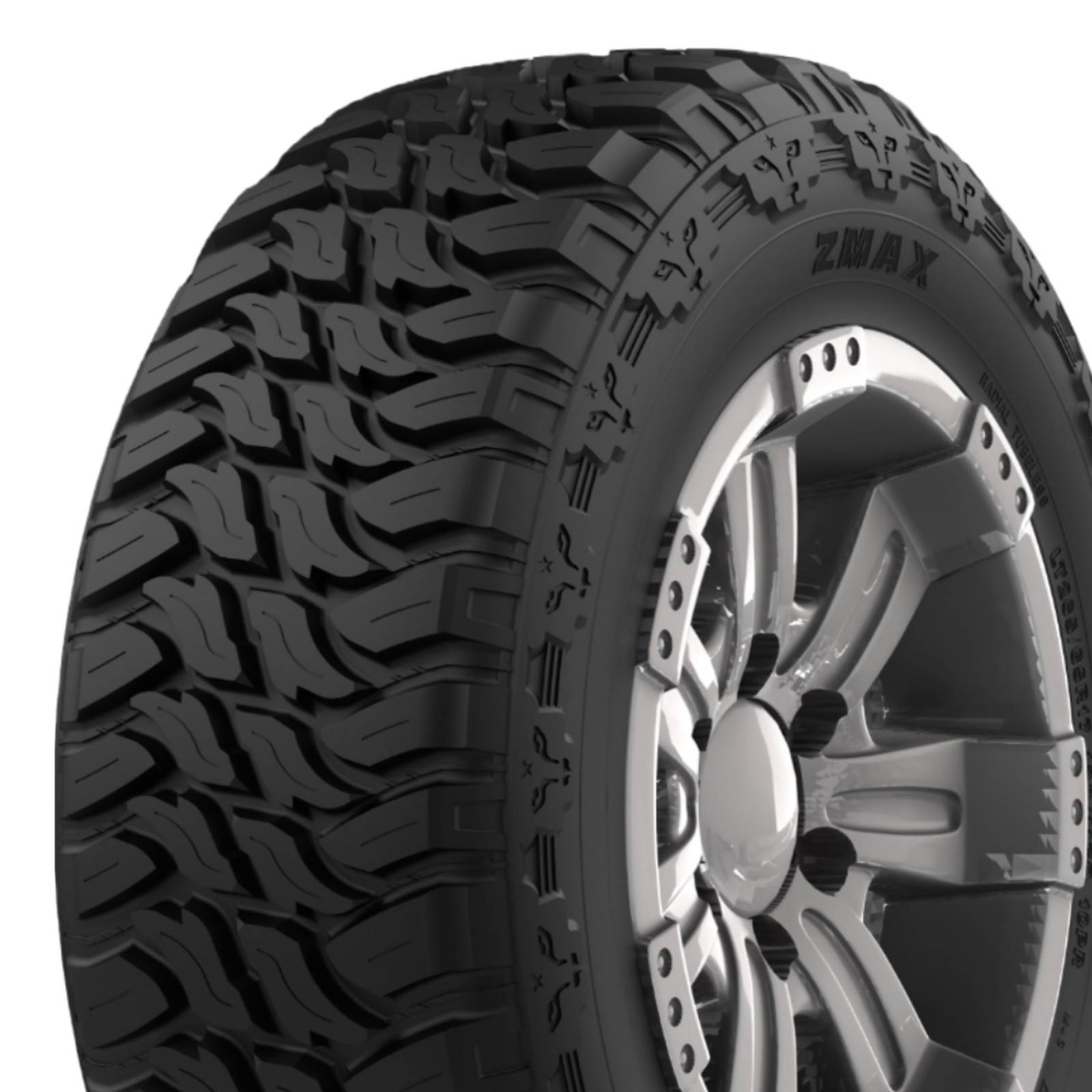 Llanta 265/70 R17 Zmax Maxatraves M/T 121Q 