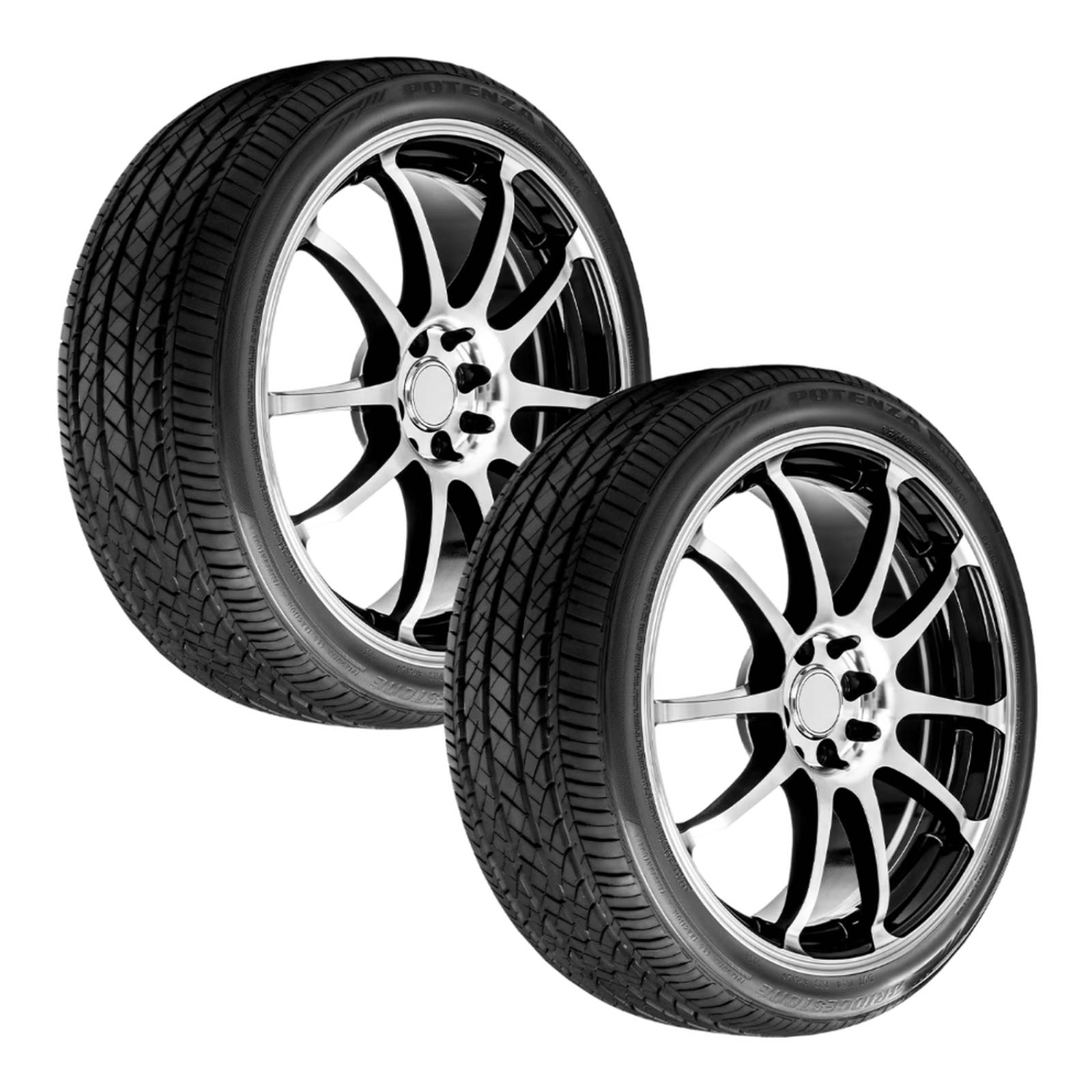 Paquete De 2 Llantas 225/40 R18 Bridgestone Potenza Re97As 92H .