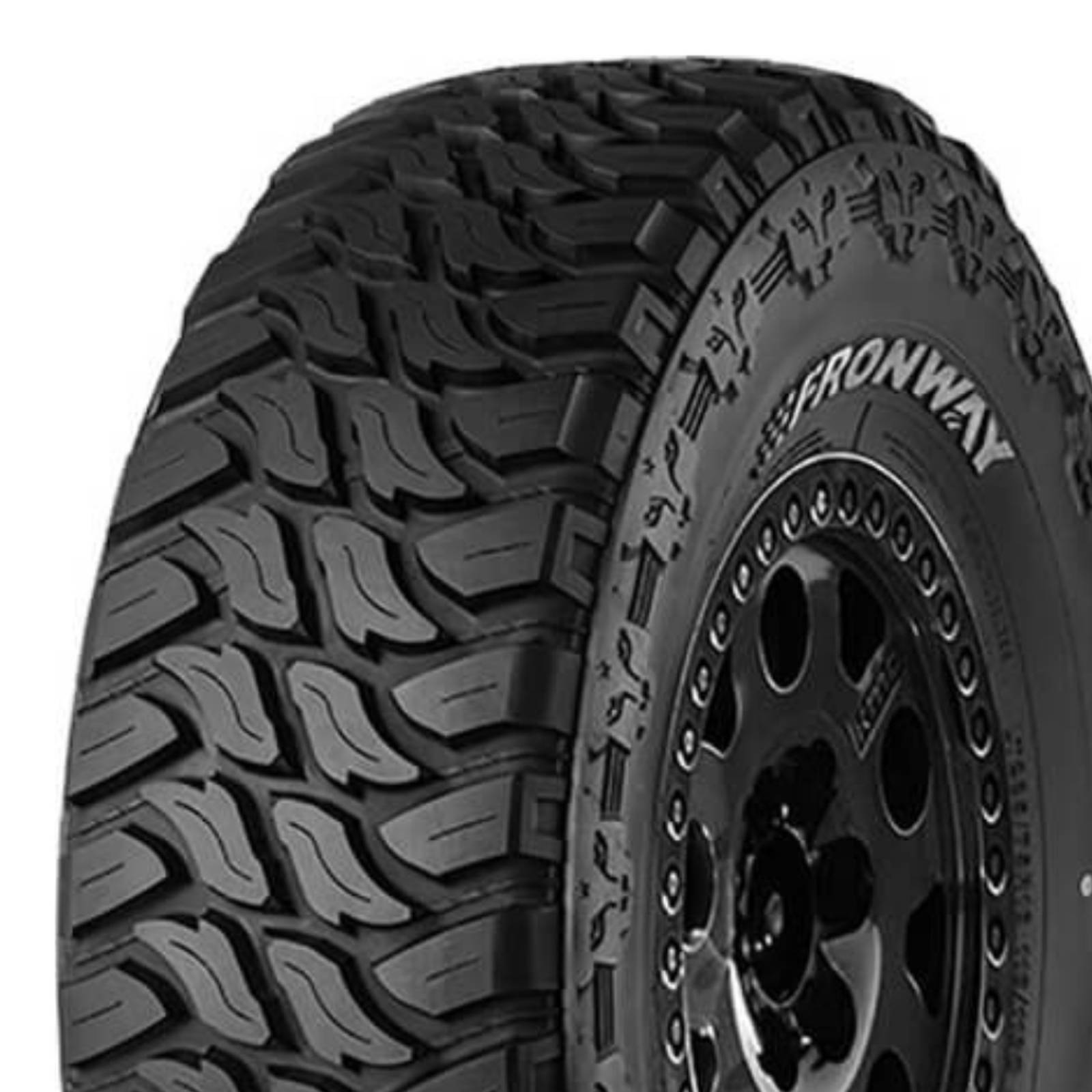 Paquete De 2 Llantas 235/70 R16 Fronway Rockhunter M/T 110/107Q 