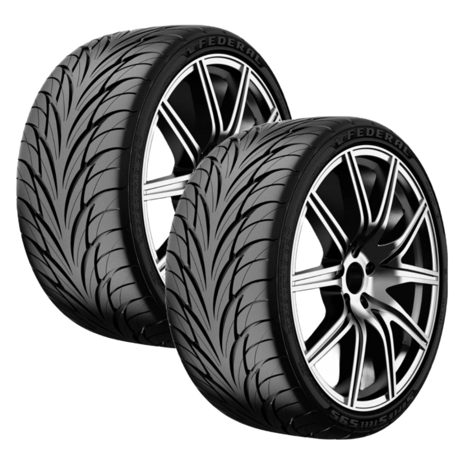 Paquete De 2 Llantas 235/40 R17 Federal Ss595 90V 