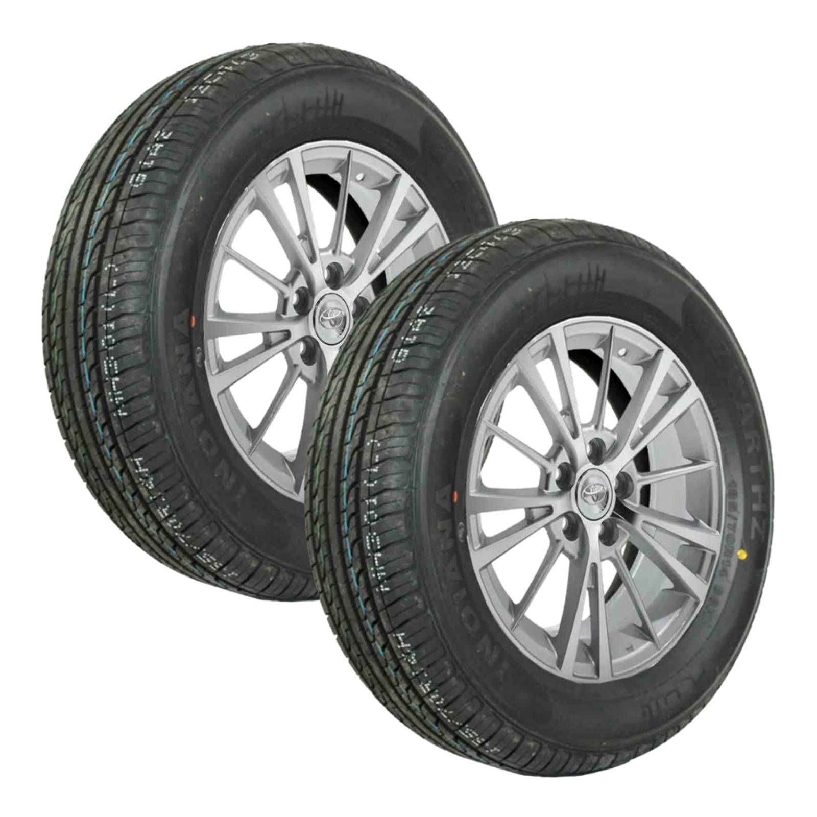Paquete De 2 Llantas 195/55 R15 Zwarthz Indiana 85V 