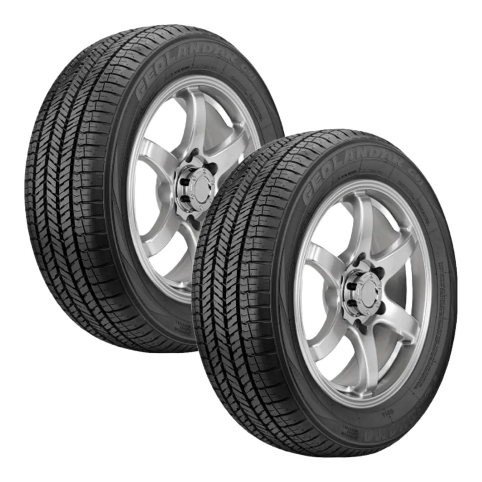Paquete De 2 Llantas 225/65 R17 Yokohama Geolandar G91A 100H 