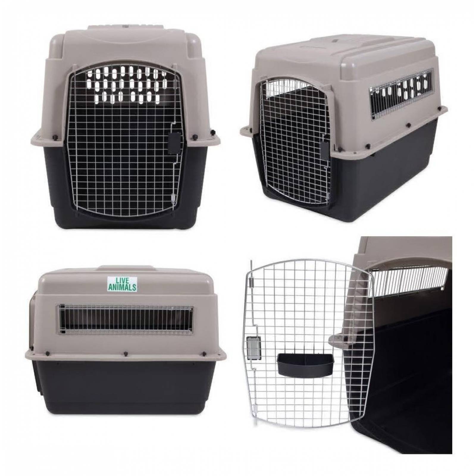 Transportadora Vari Kennel Grande Mide:91x63x68 Para Perros 