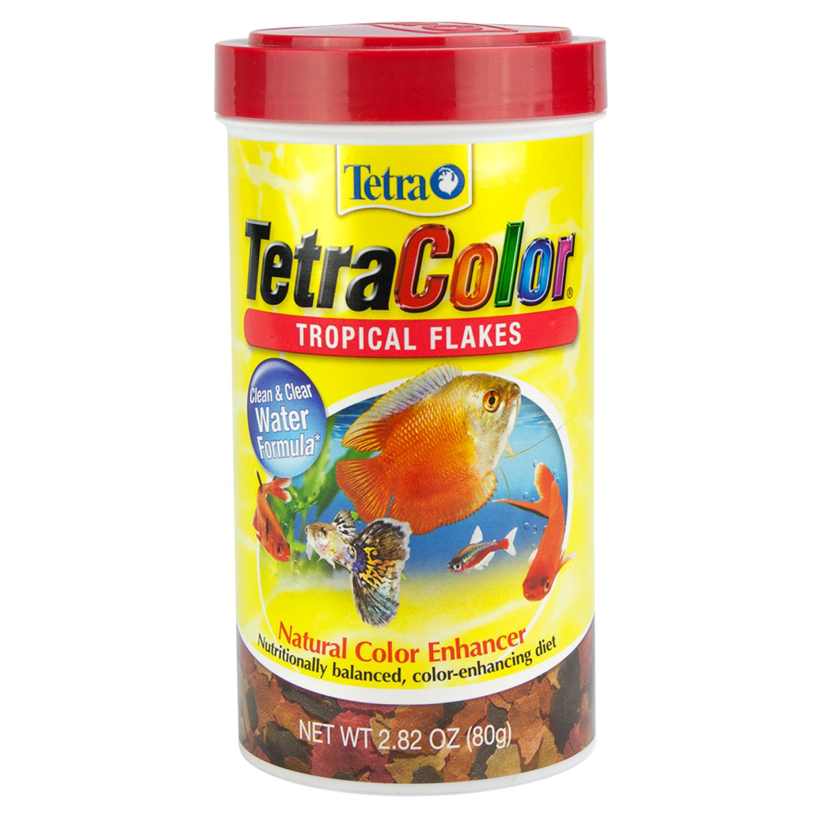 Alimento Tetracolor Tropical Flakes 80g guppy neon gourami 