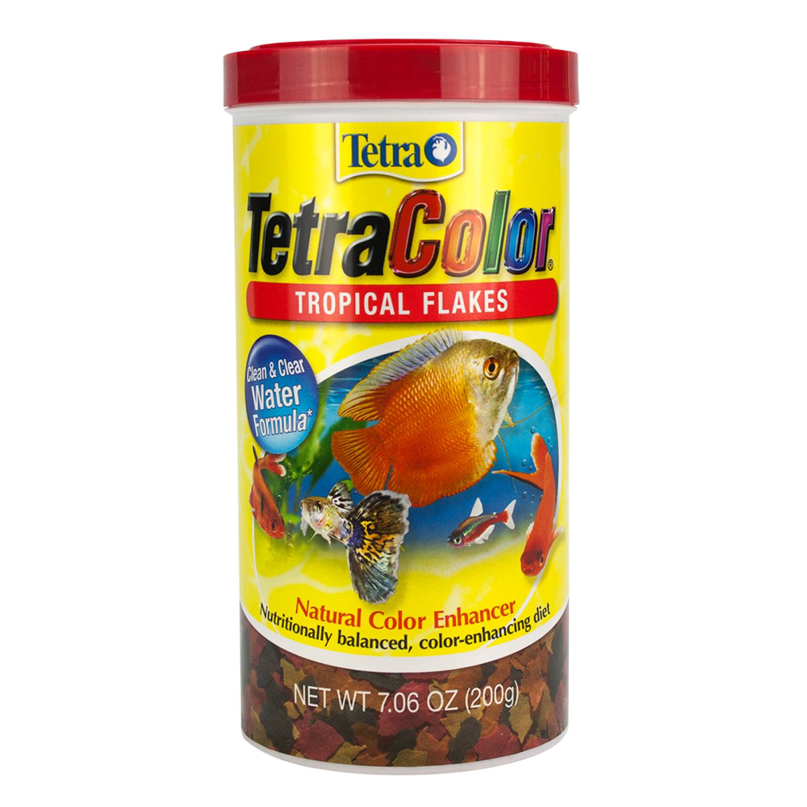 Alimento Tetracolor Tropical Flakes 200G neon gurami guppy 