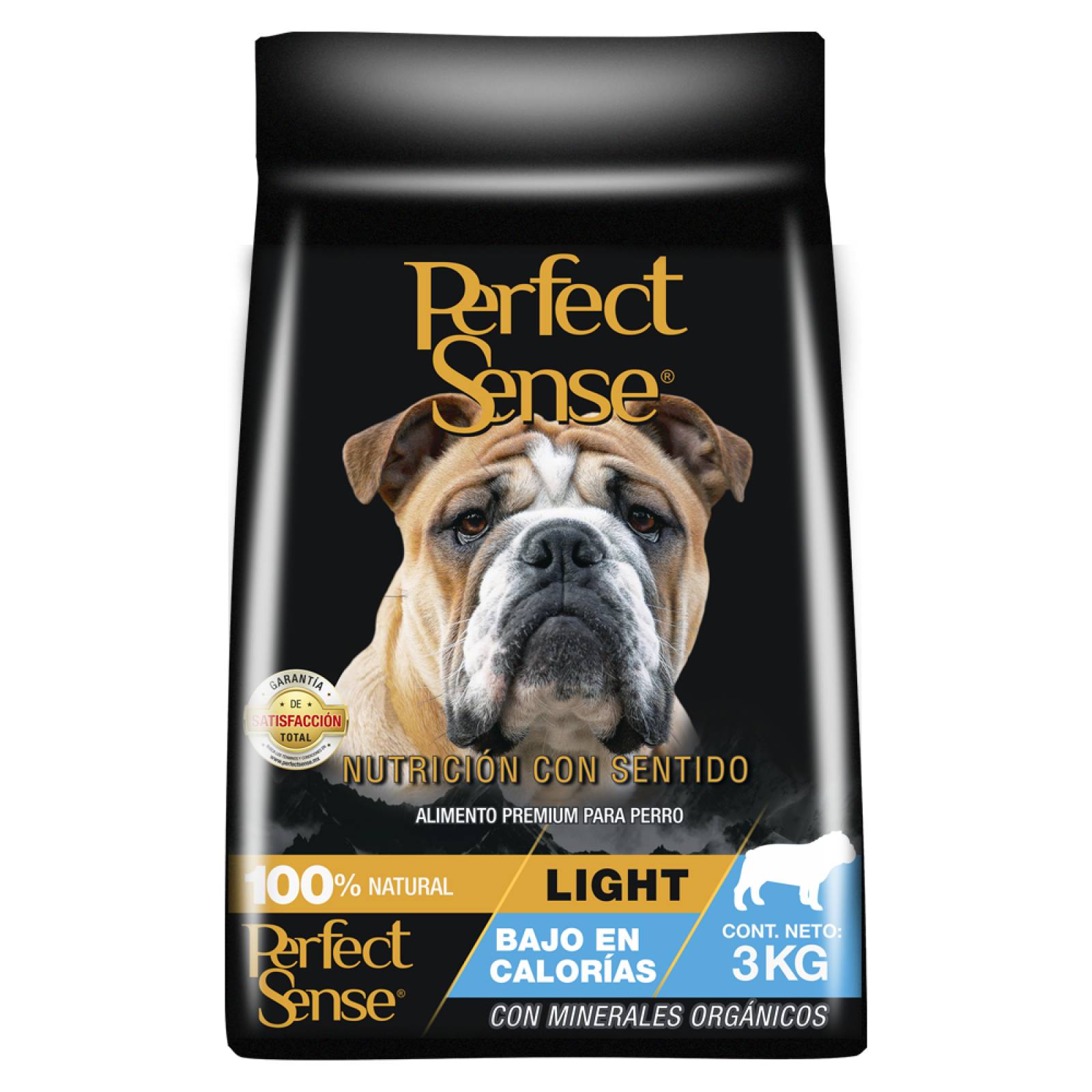 Alimento para perro a dieta Perfect Sense Light 3 Kg 