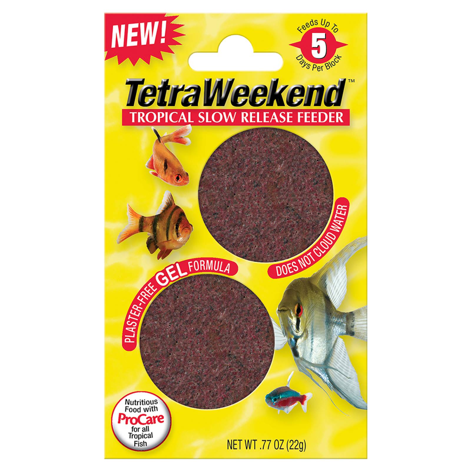 Alimento para peces vacaciones Tetraweekend 5 días 24 grs