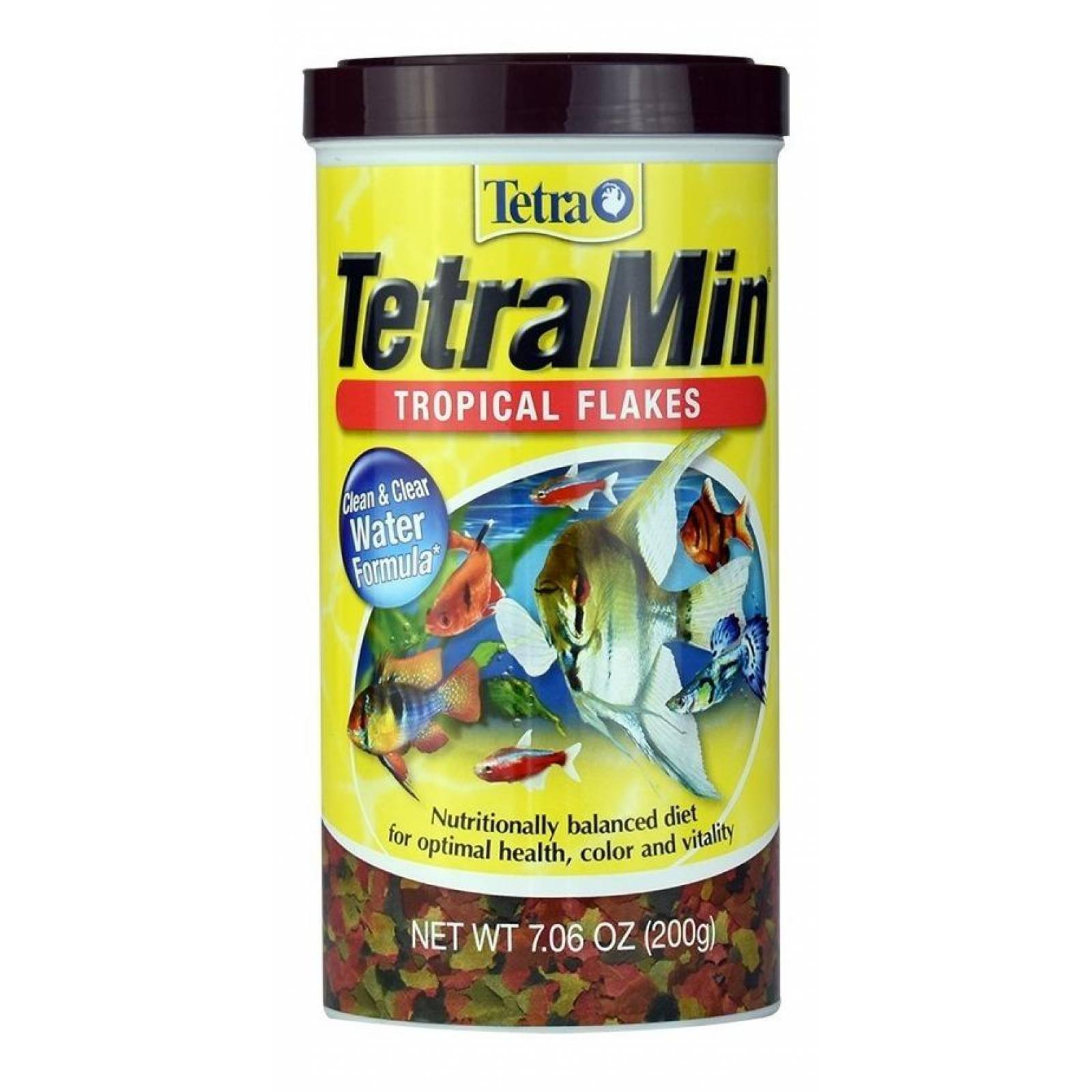 Alimento Tetra Tetramin Tropical Flakes 200g angel neon guppy 