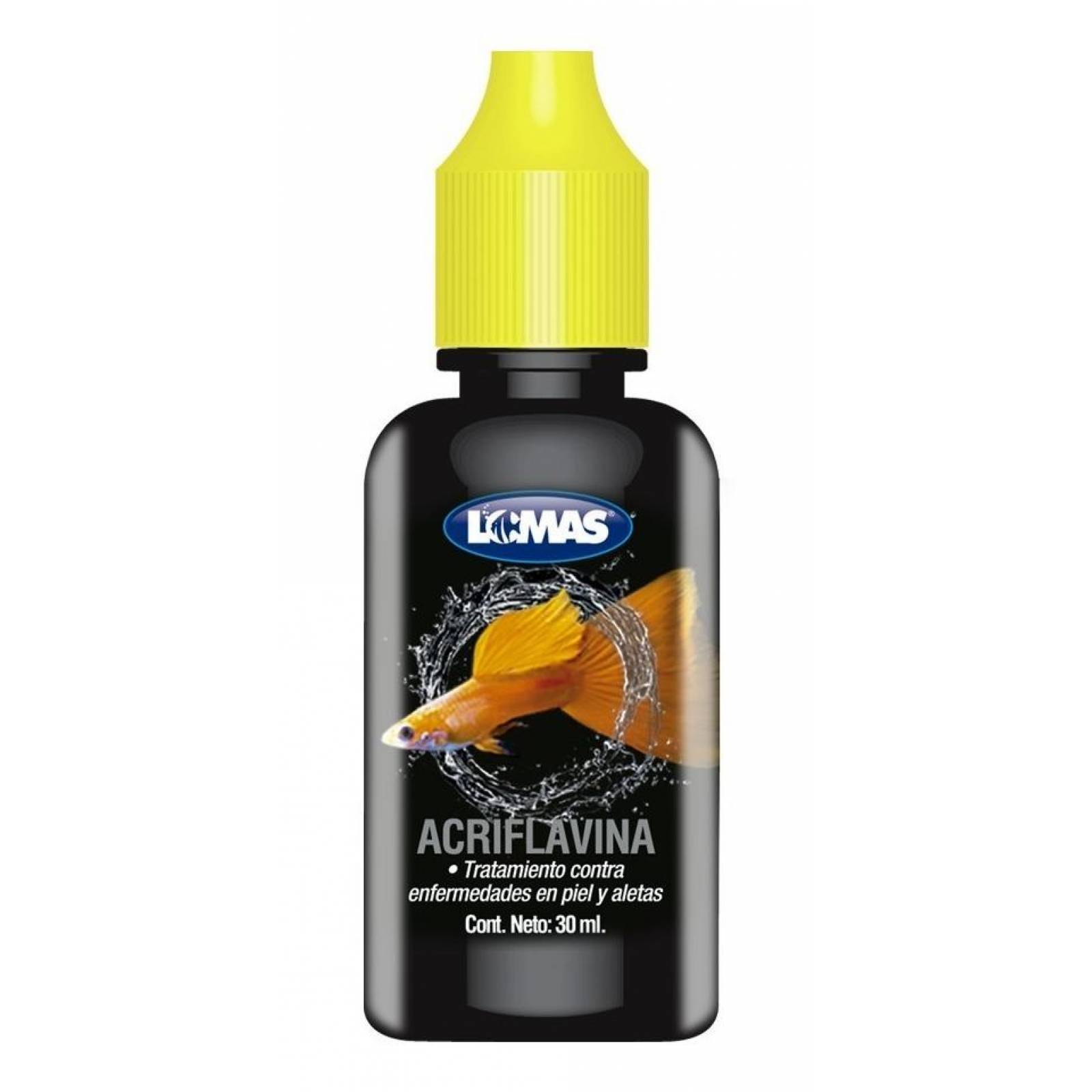 LOMAS Acriflavina 30 Ml Enfermedades Piel Aletas bactericida 
