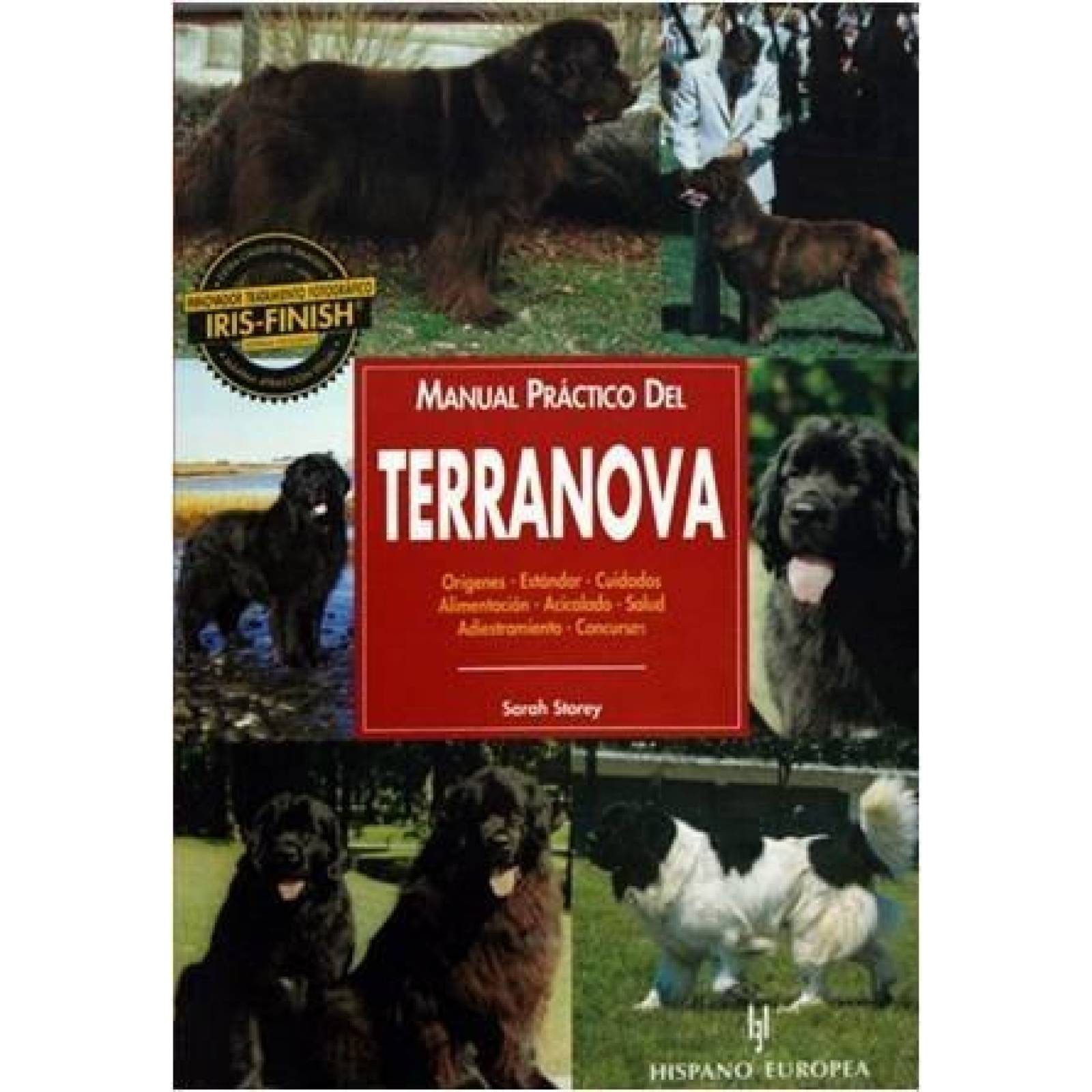 Libro Ed. HispanoEuropea Manual Practico perro Terranova 