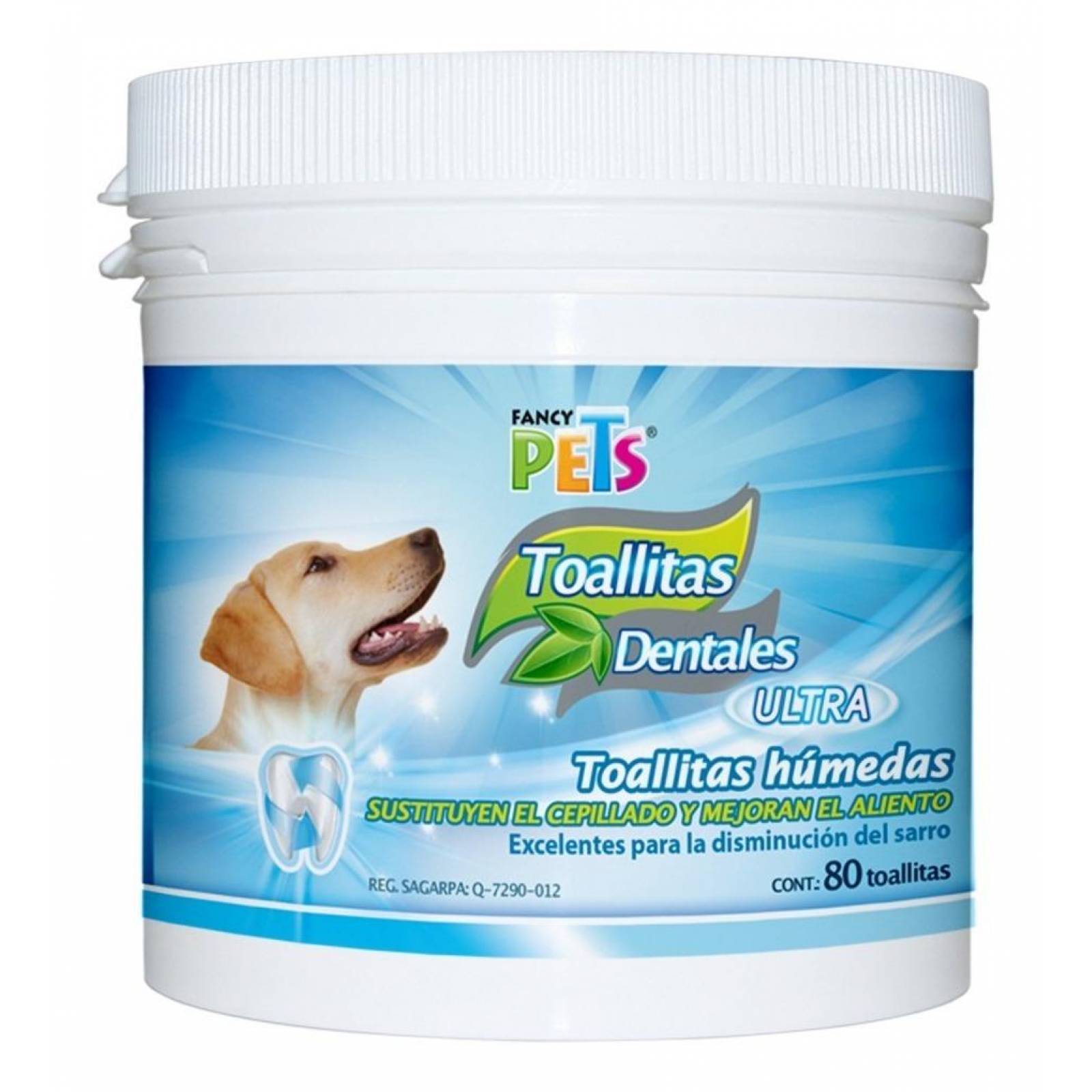 Toallitas Húmedas para Perros y Gatos Fancy Pets 40 Piezas