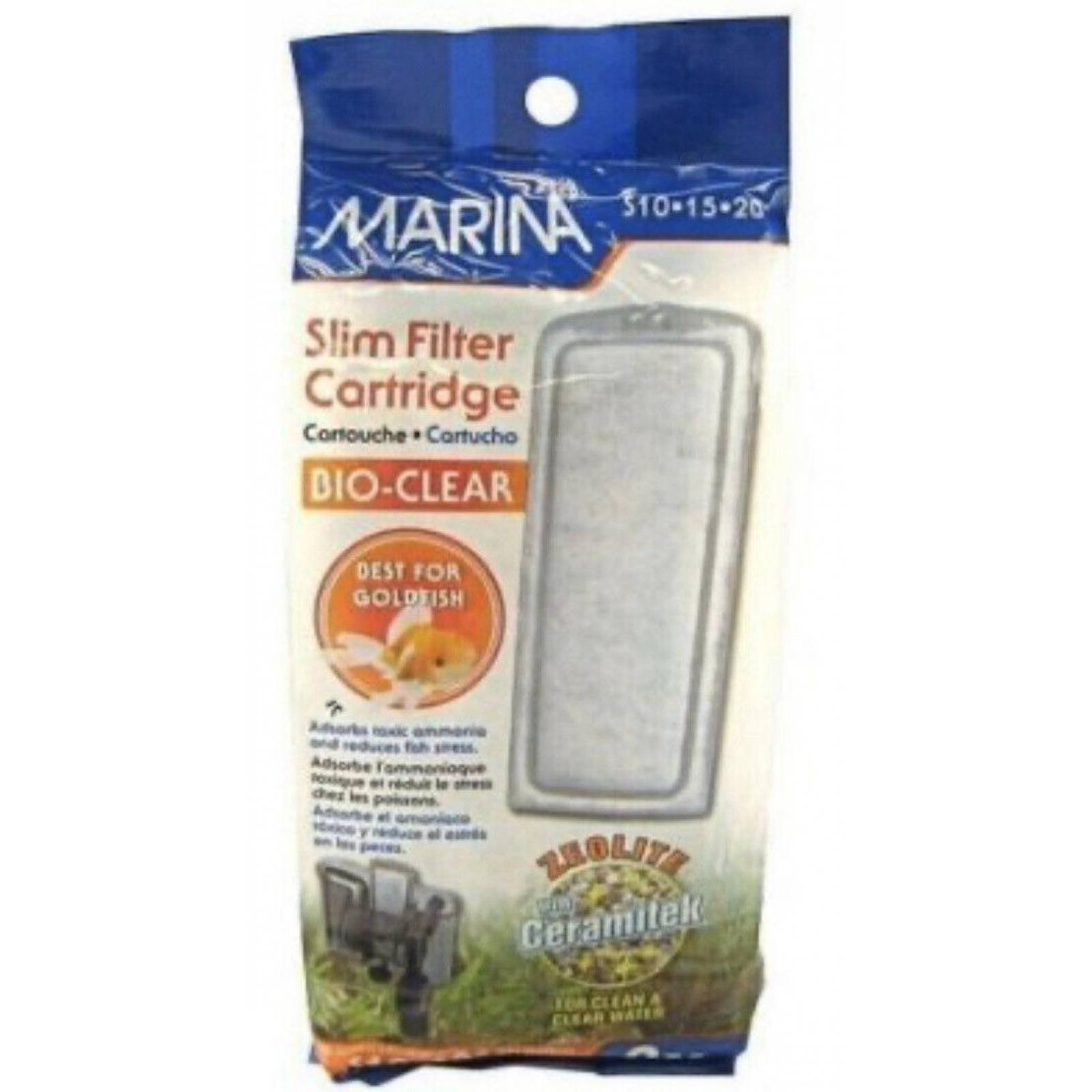 Repuesto Marina BioClear cartucho filtro Slim S10,S15,S20 3pz 
