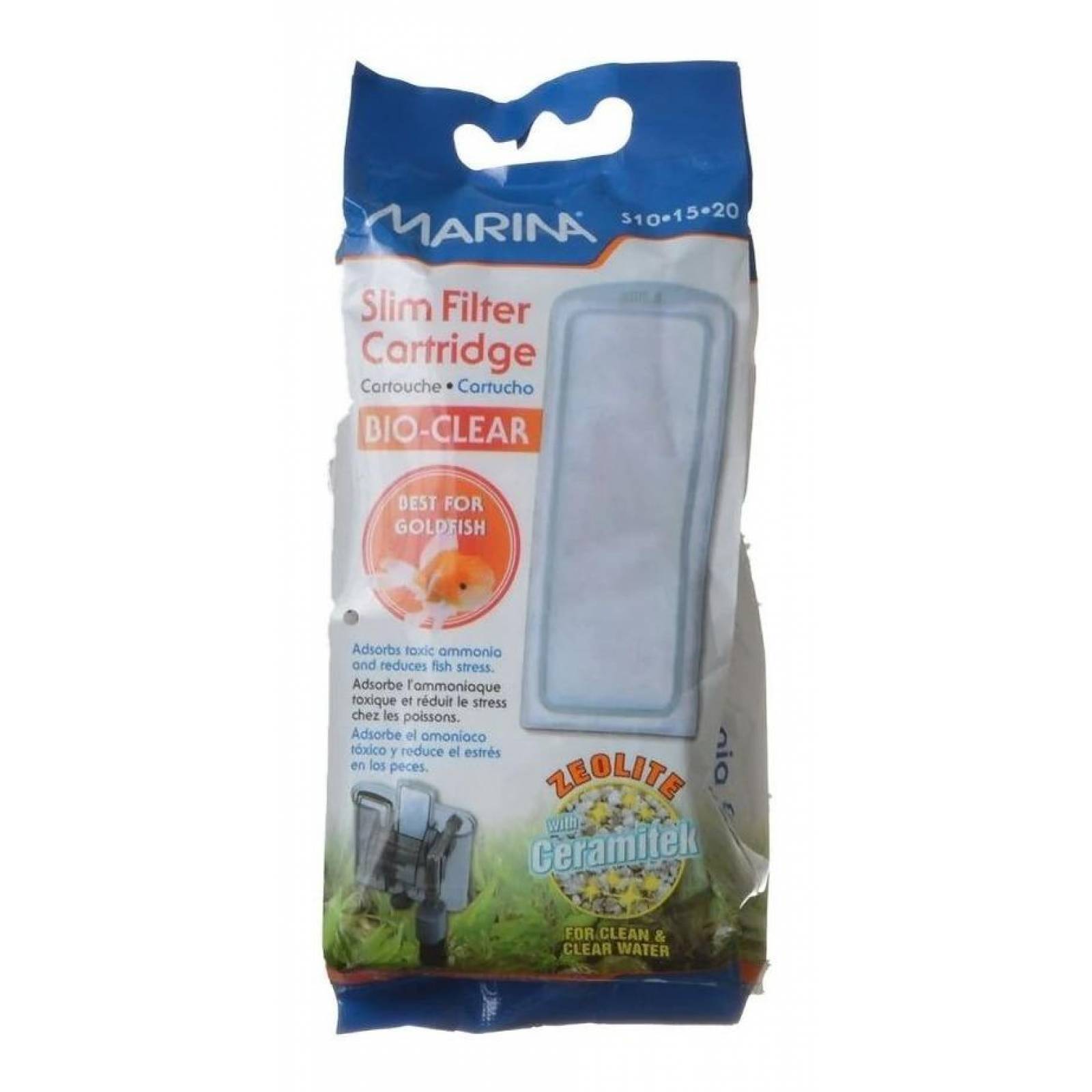 Repuesto Marina BioClear cartucho filtro Slim S10,S15,S20 3pz 