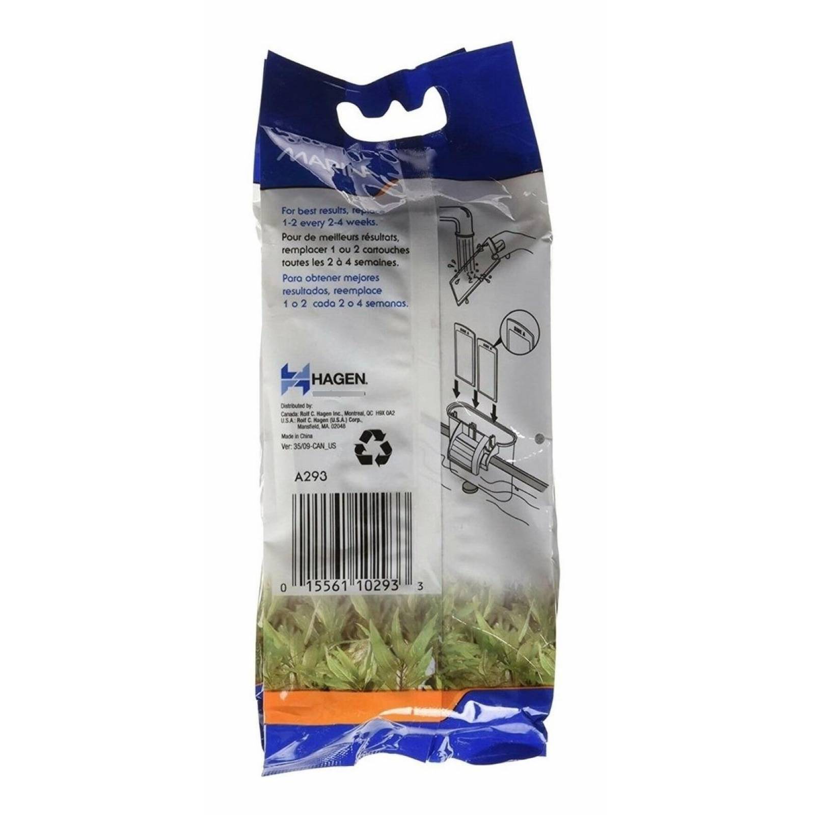 Repuesto Marina BioClear cartucho filtro Slim S10,S15,S20 3pz 