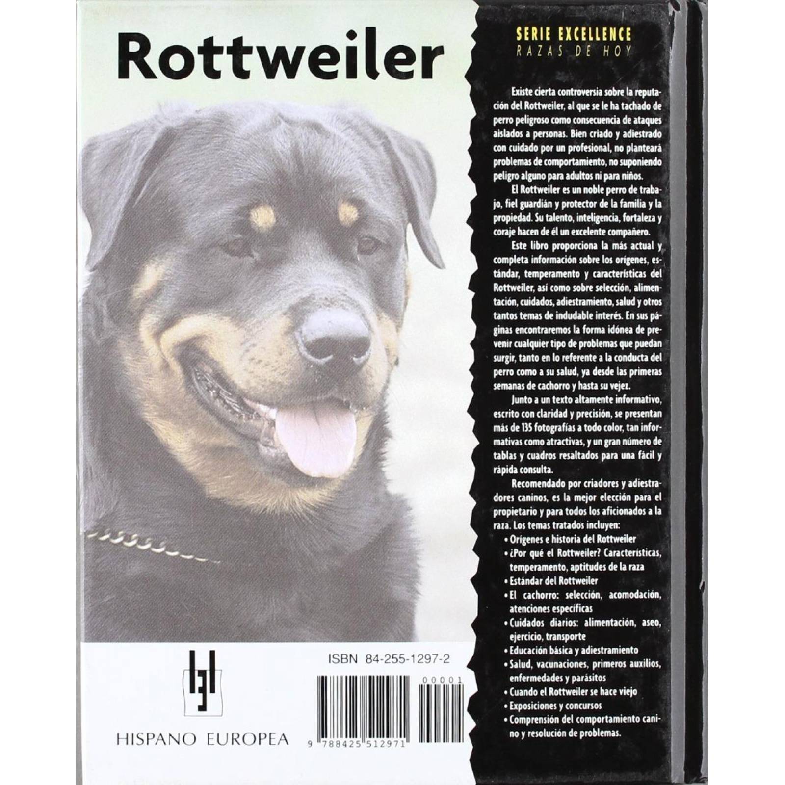 Libro De Raza Excellence Tapa Dura Rottweiler 