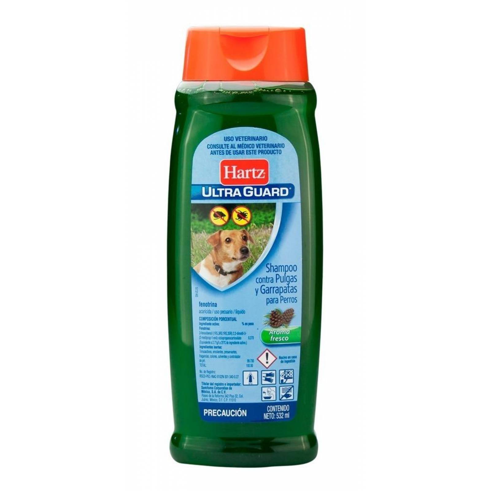 Shampoo Para Perros Antipulgas Dos En Uno Hartz 