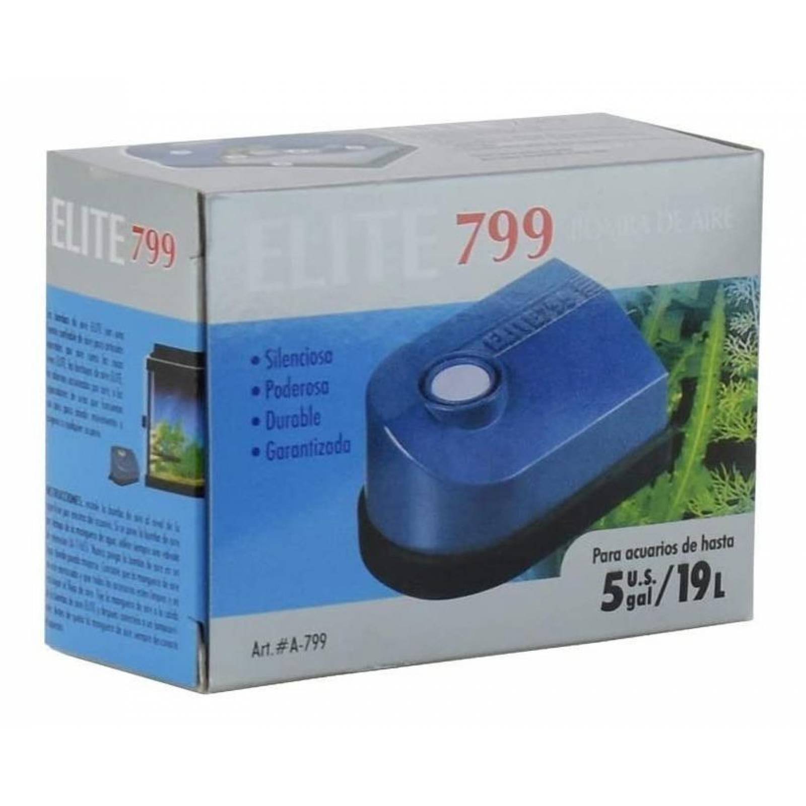 Bomba De Aire Para Pecera Elite 799 Para 19 L/ 5 Gal 