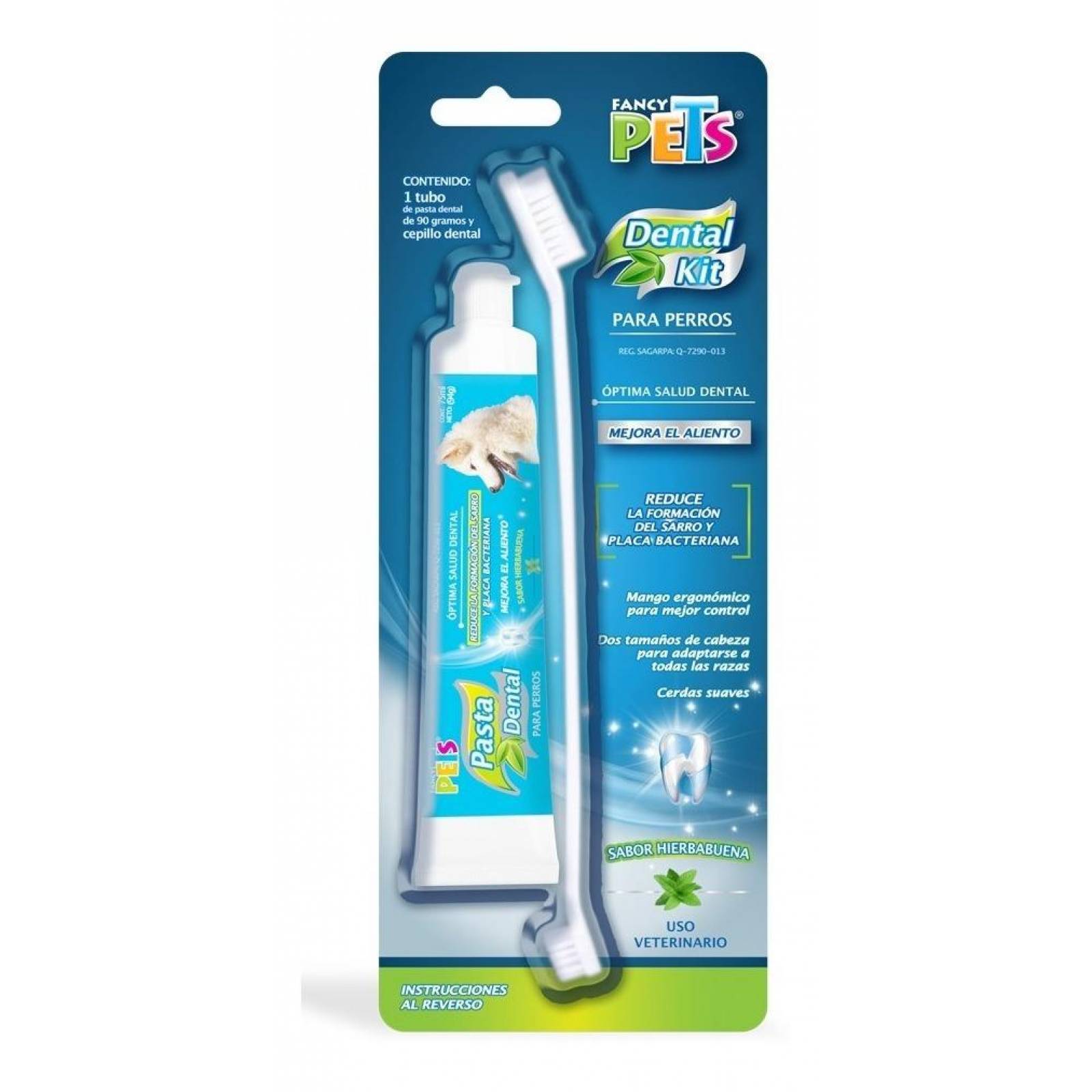 Kit Dental Pasta Y Cepillo Para Perros De Todas Las Edades 