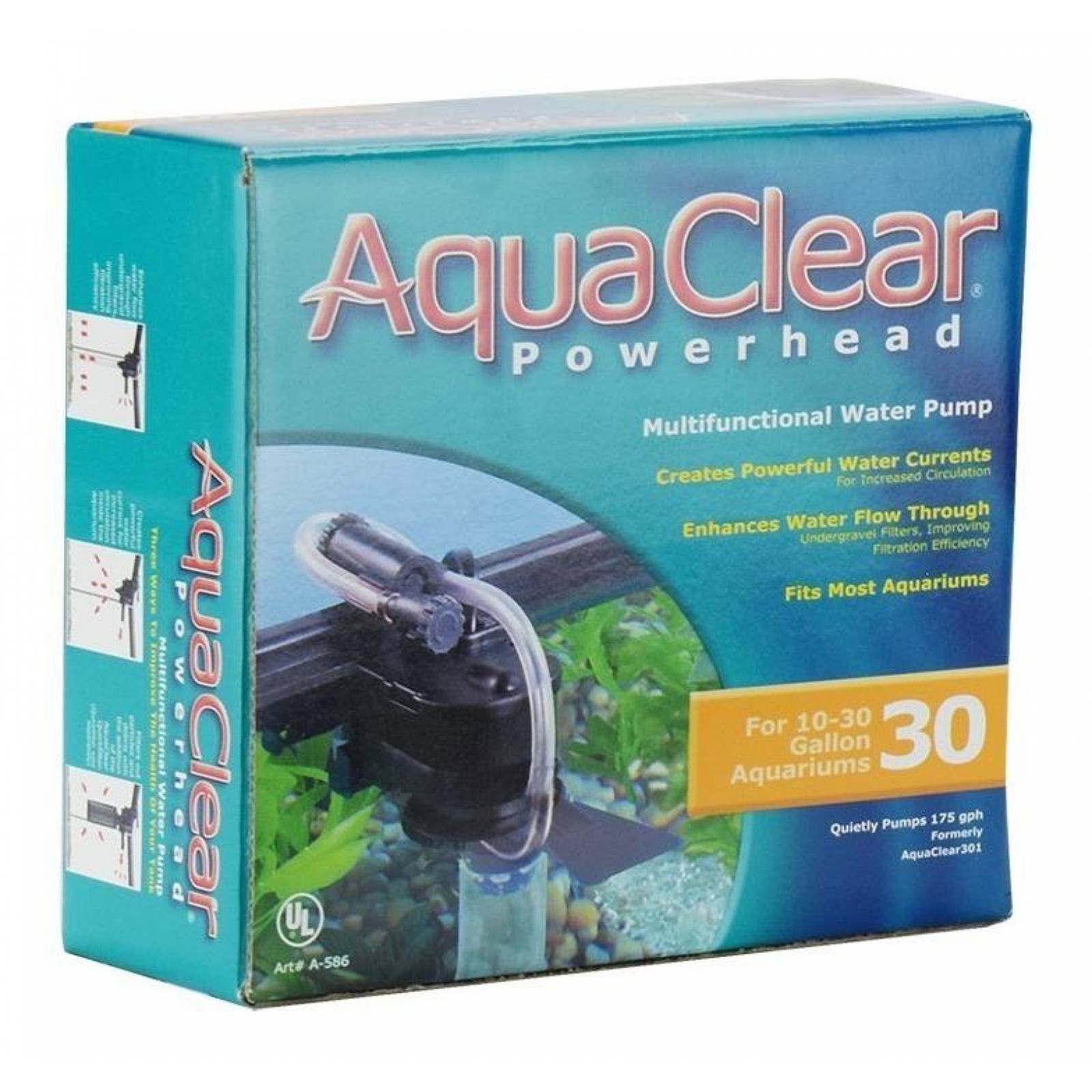 Aquaclear Cabeza De Poder 301 P-30 Galones 