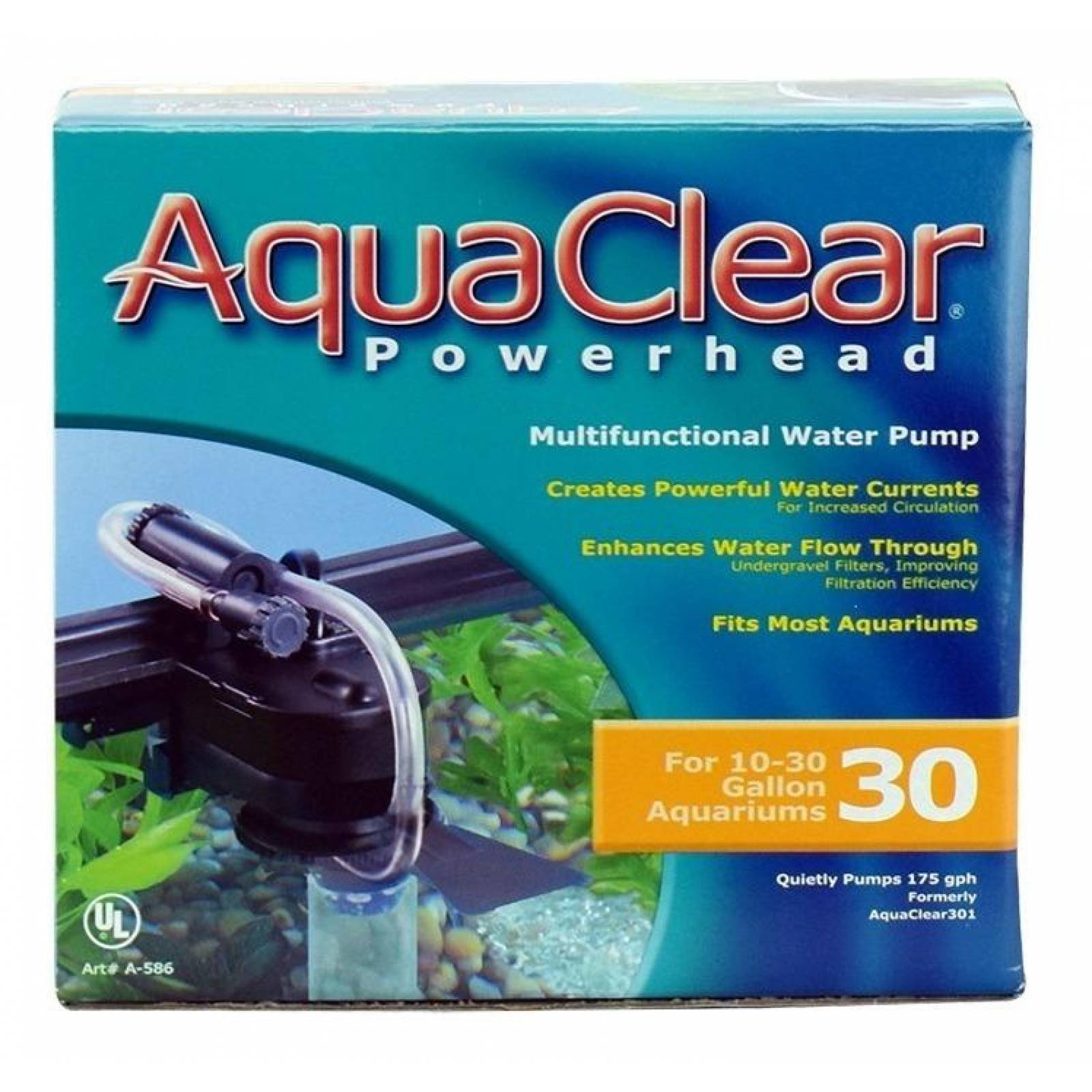 Aquaclear Cabeza De Poder 301 P-30 Galones 