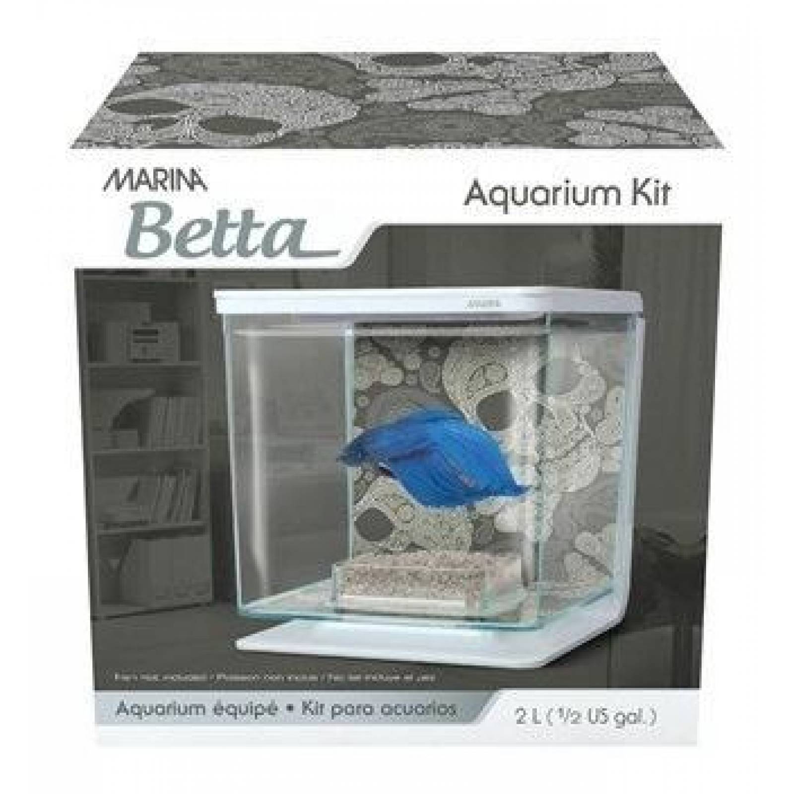 Marina Pecera Para Bettas Beta Kit Craneo Equipada 2 litros