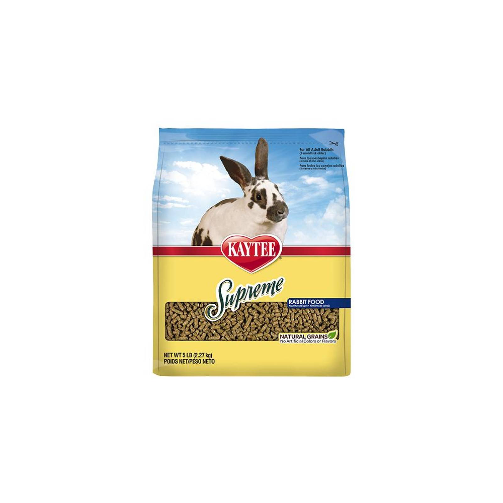 Alimento Premium Kaytee Supreme Conejo adulto Pellets 2.26kg 