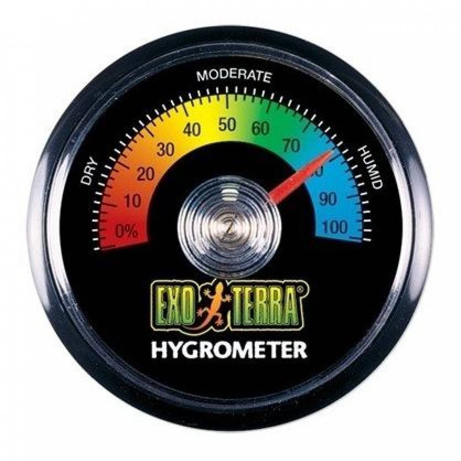 Rept-o-meter Higrometro De Reloj Exo Terra Mide Humedad