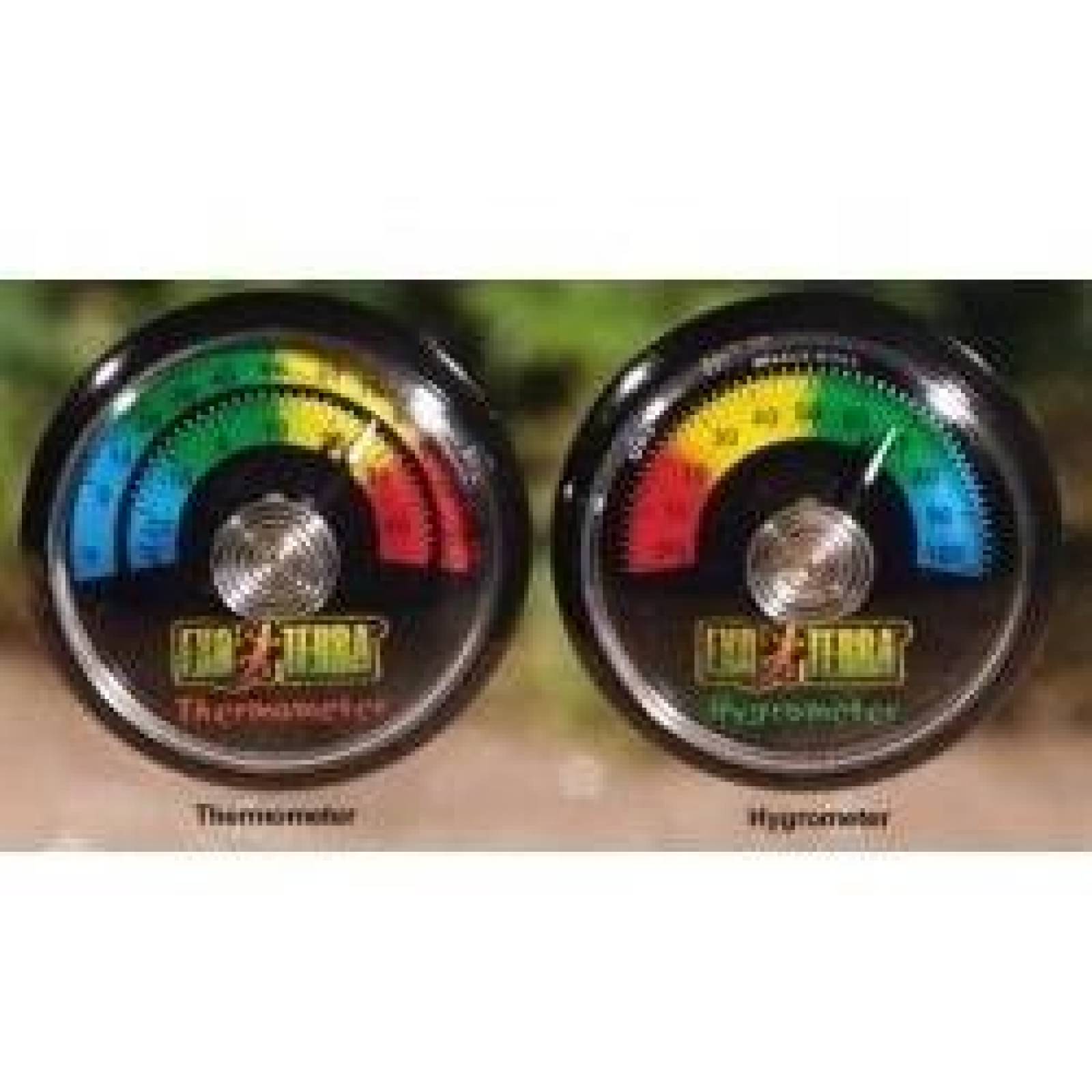 Rept-o-meter Higrometro De Reloj Exo Terra Mide Humedad