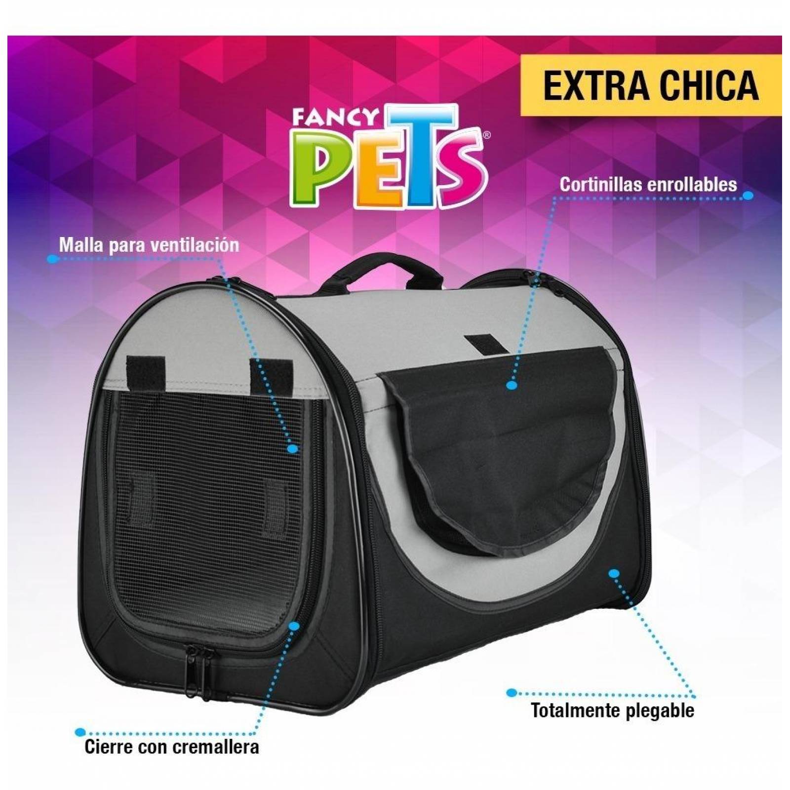 Fancy Pets casa portátil de tela extrachica perro y gato 