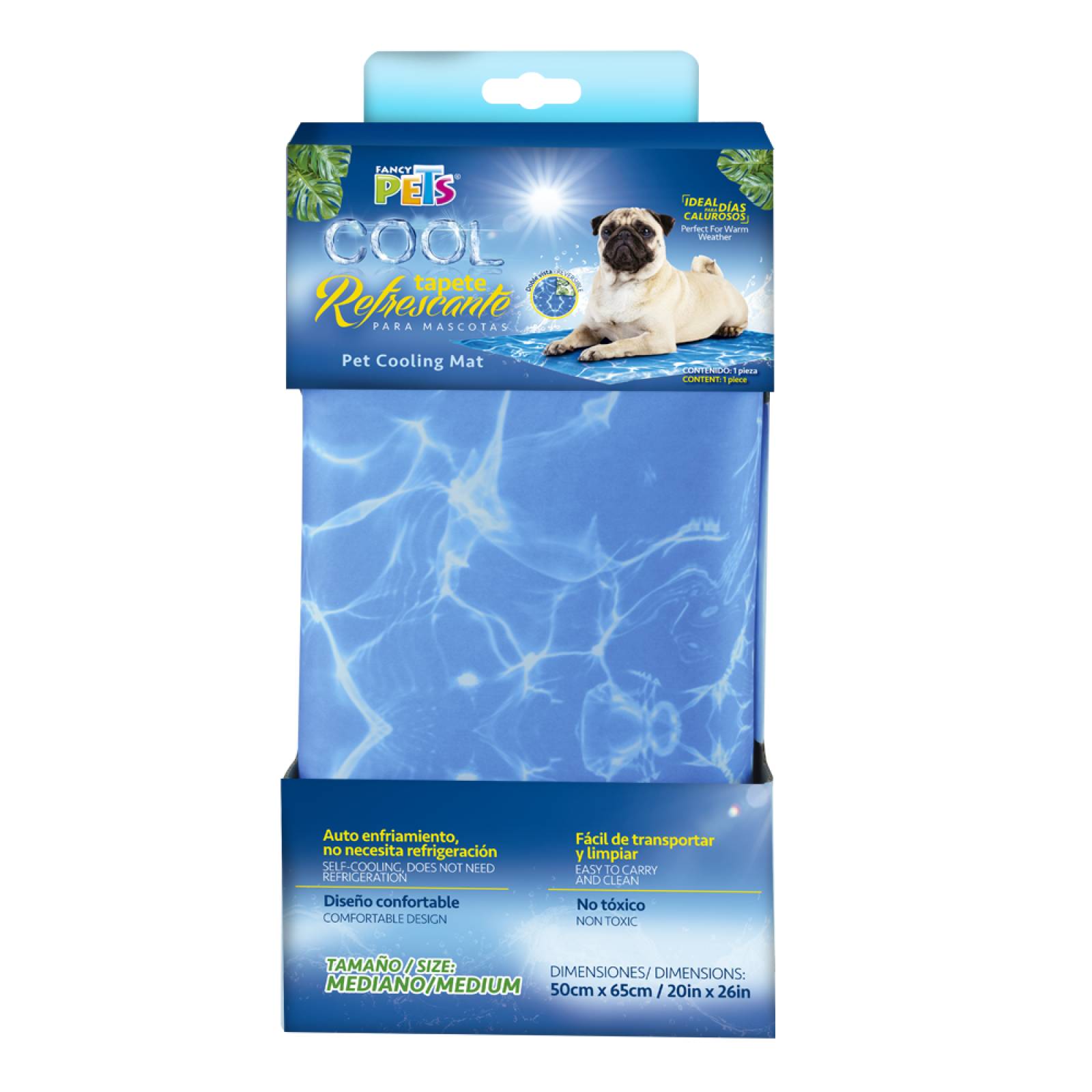 Tapete refrescante para perros clima caliente tamaño mediano 