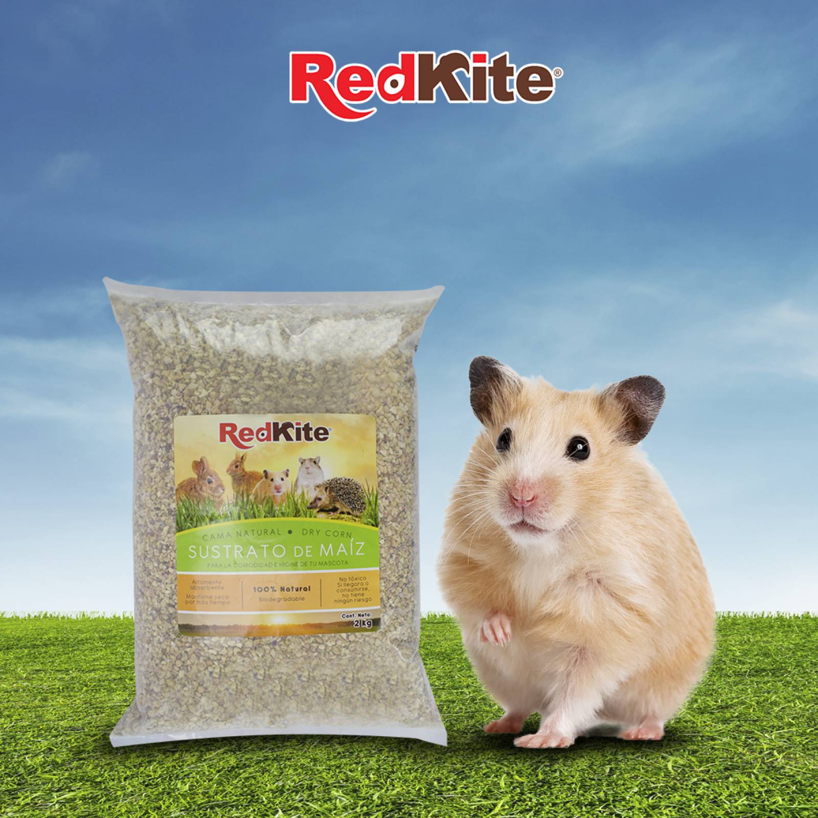 Fancy Pets Sustrato de maíz erizo conejo jerbo hamster 2kg 