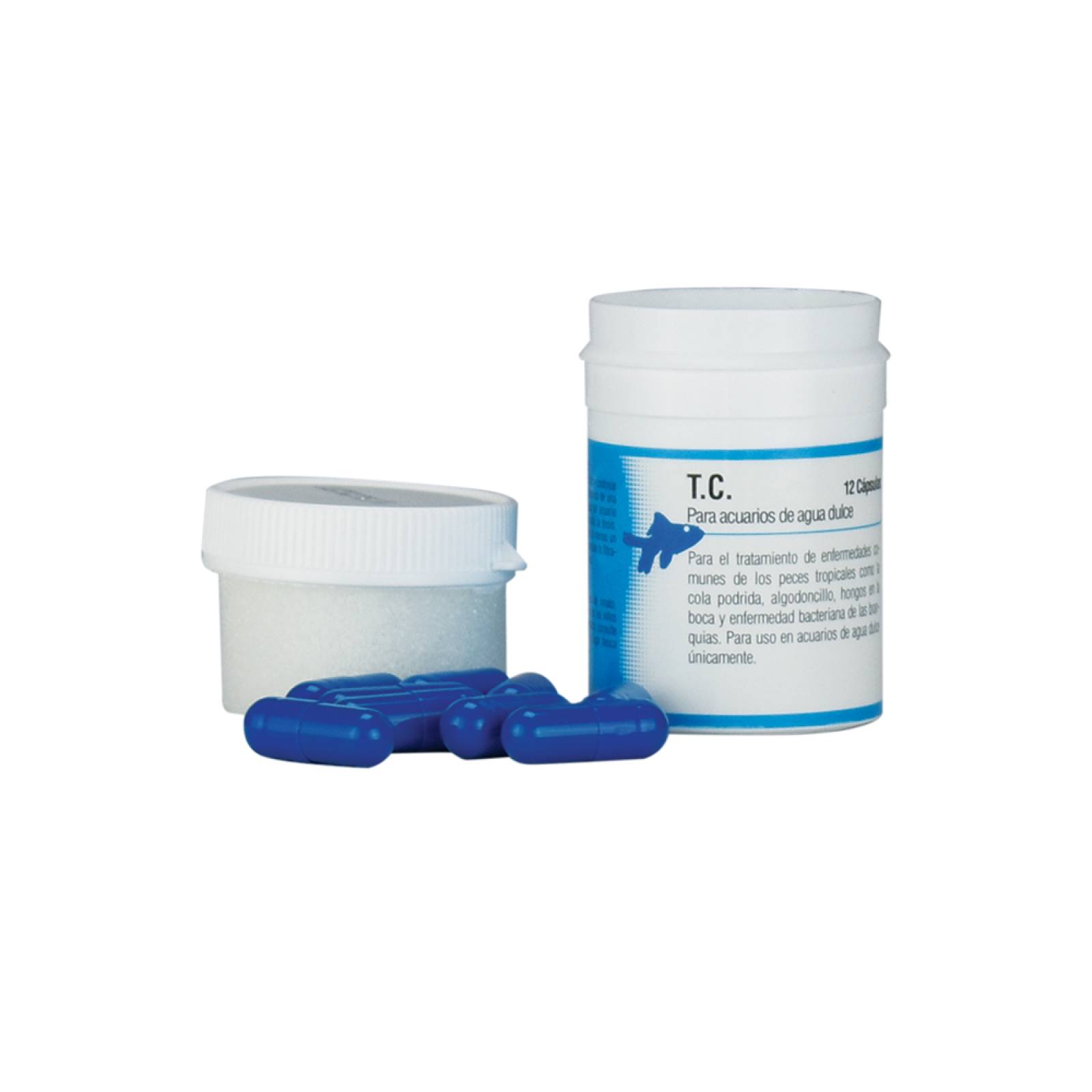 Capsulas para peces - Cola podrida - Algodoncillo - Hongos en la boca 