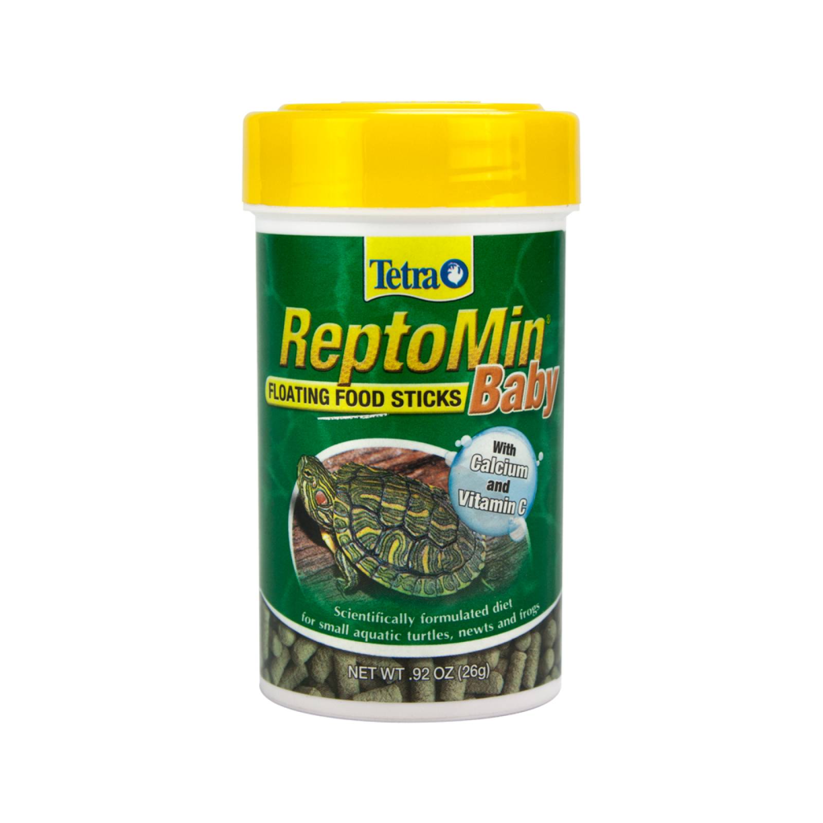 Alimento tortuga Reptomin Floating Sticks Baby 26G calcio 