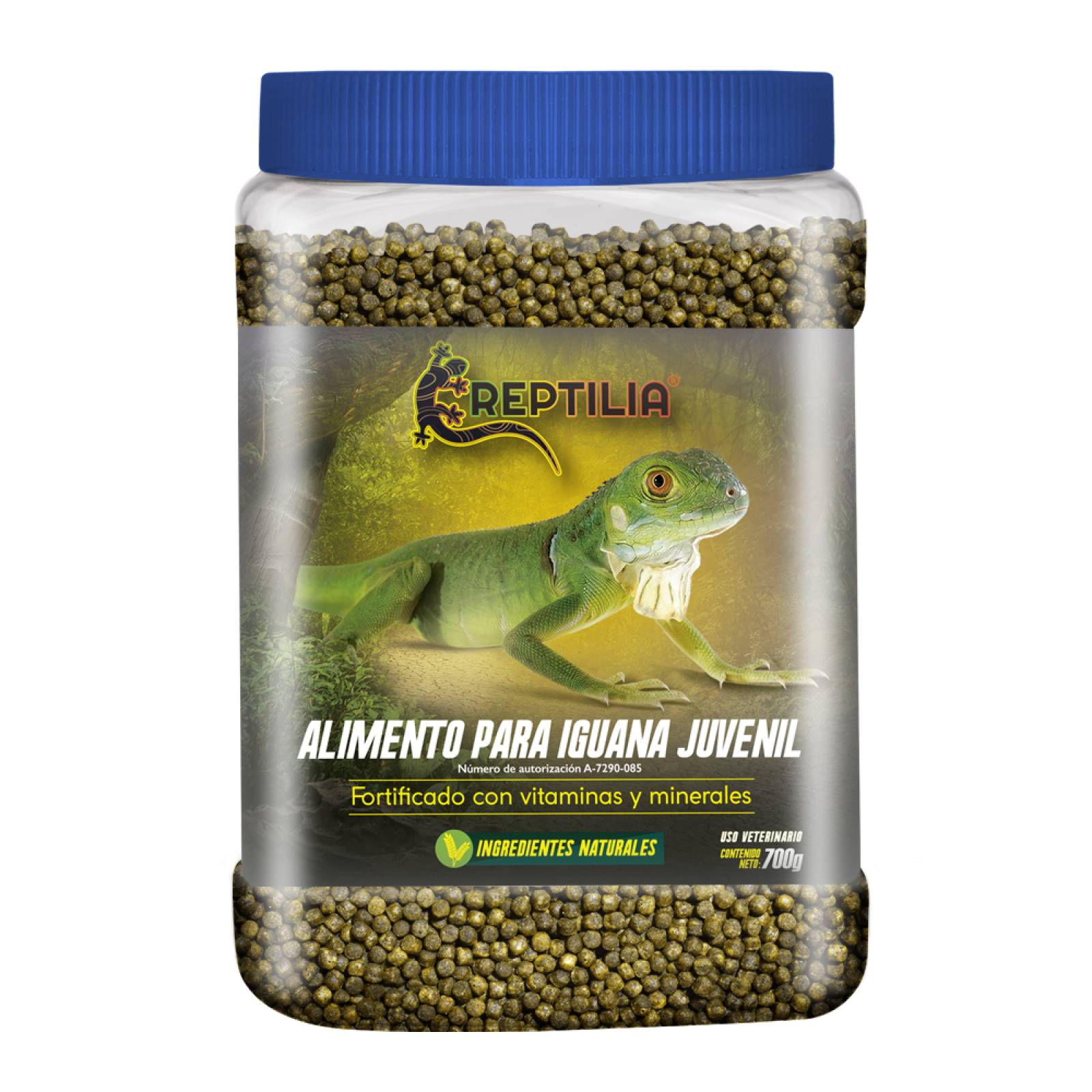 Alimento LOMAS balanceado para Iguana Juvenil 700 G platano 
